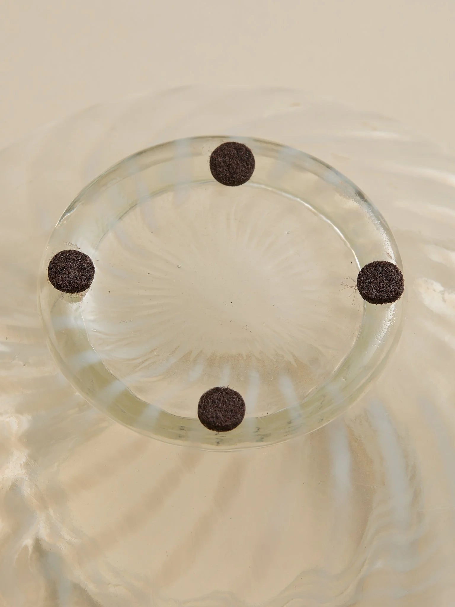 The Vintage Handblown Glass Swirl DishVasesMiscellanea, etc.