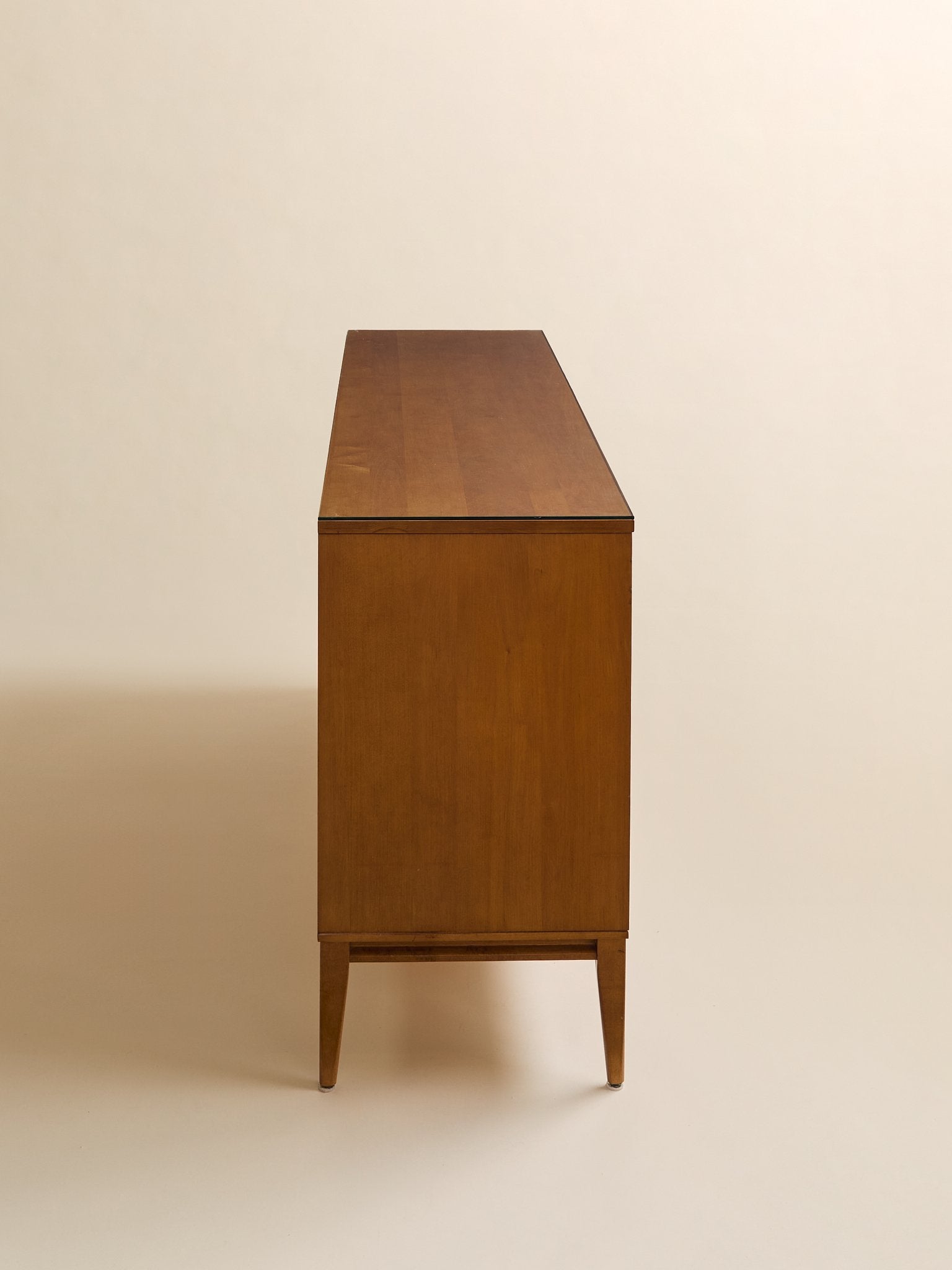 The Vintage Paul McCobb Planner Group "Winchester" Sideboard with Grasscloth DoorsCredenzas and SideboardsMiscellanea, etc.