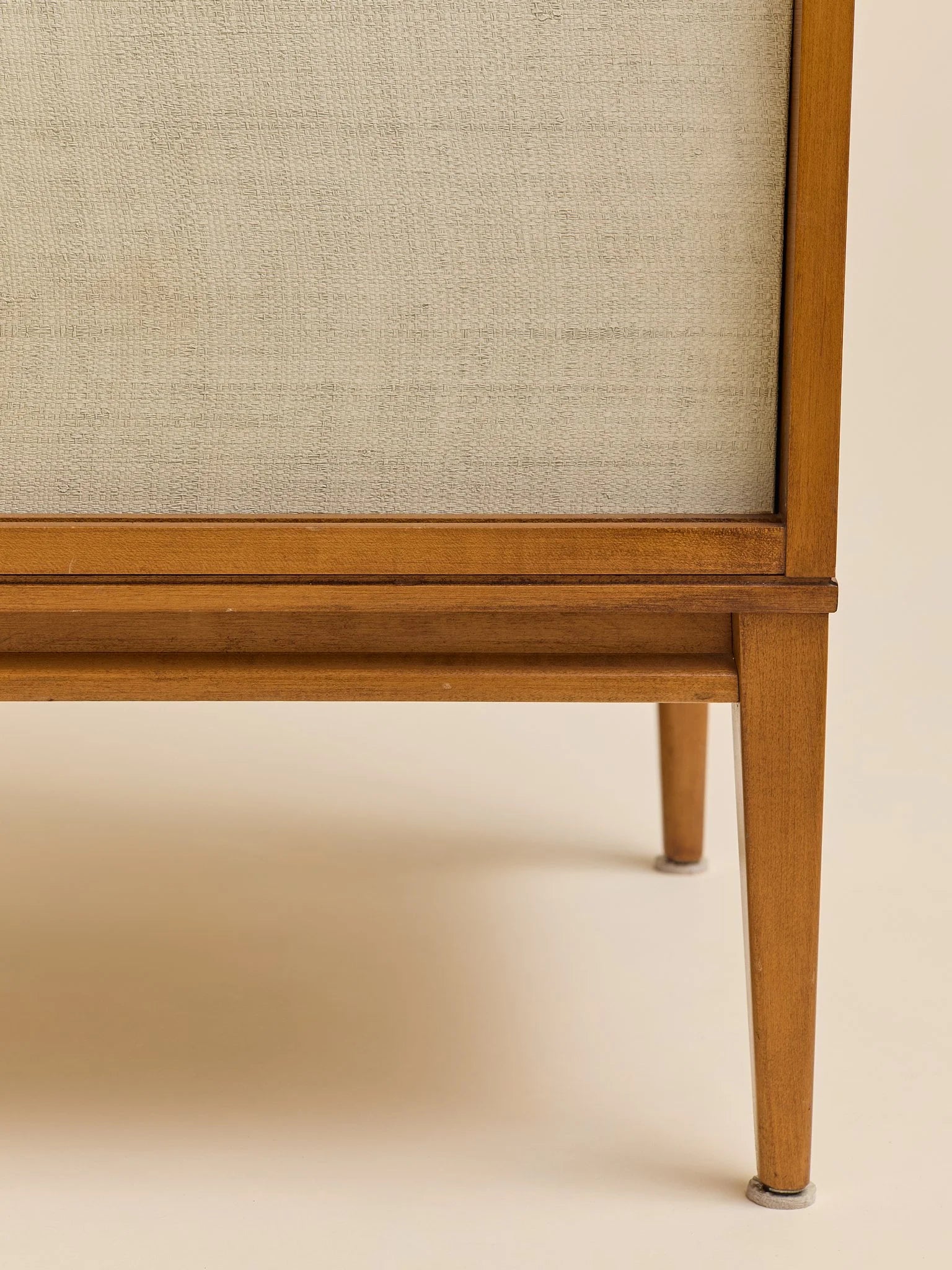 The Vintage Paul McCobb Planner Group "Winchester" Sideboard with Grasscloth DoorsCredenzas and SideboardsMiscellanea, etc.