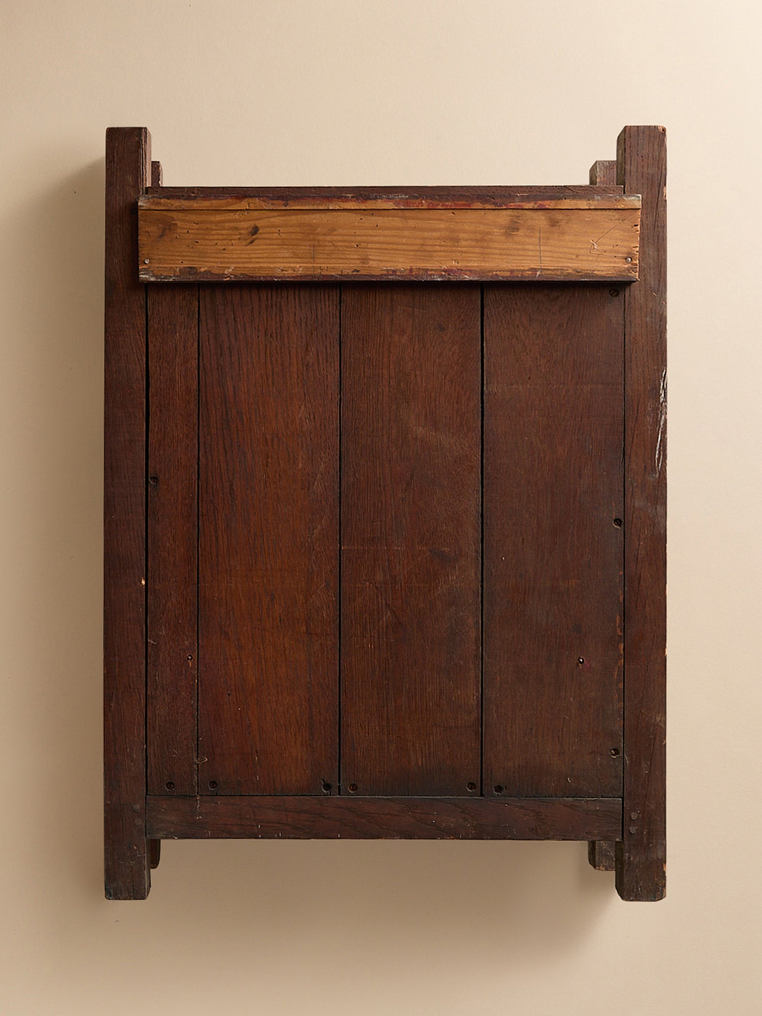 The Vintage Rustic Wood Mirrored CabinetArtMiscellanea, etc.