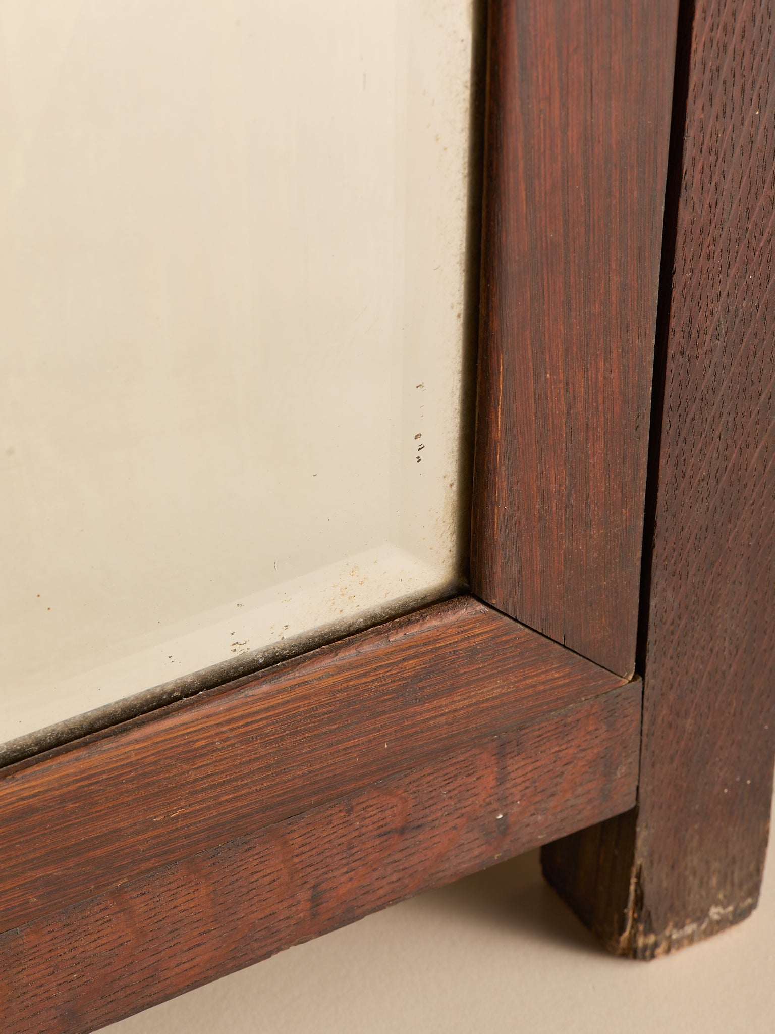 The Vintage Rustic Wood Mirrored CabinetArtMiscellanea, etc.