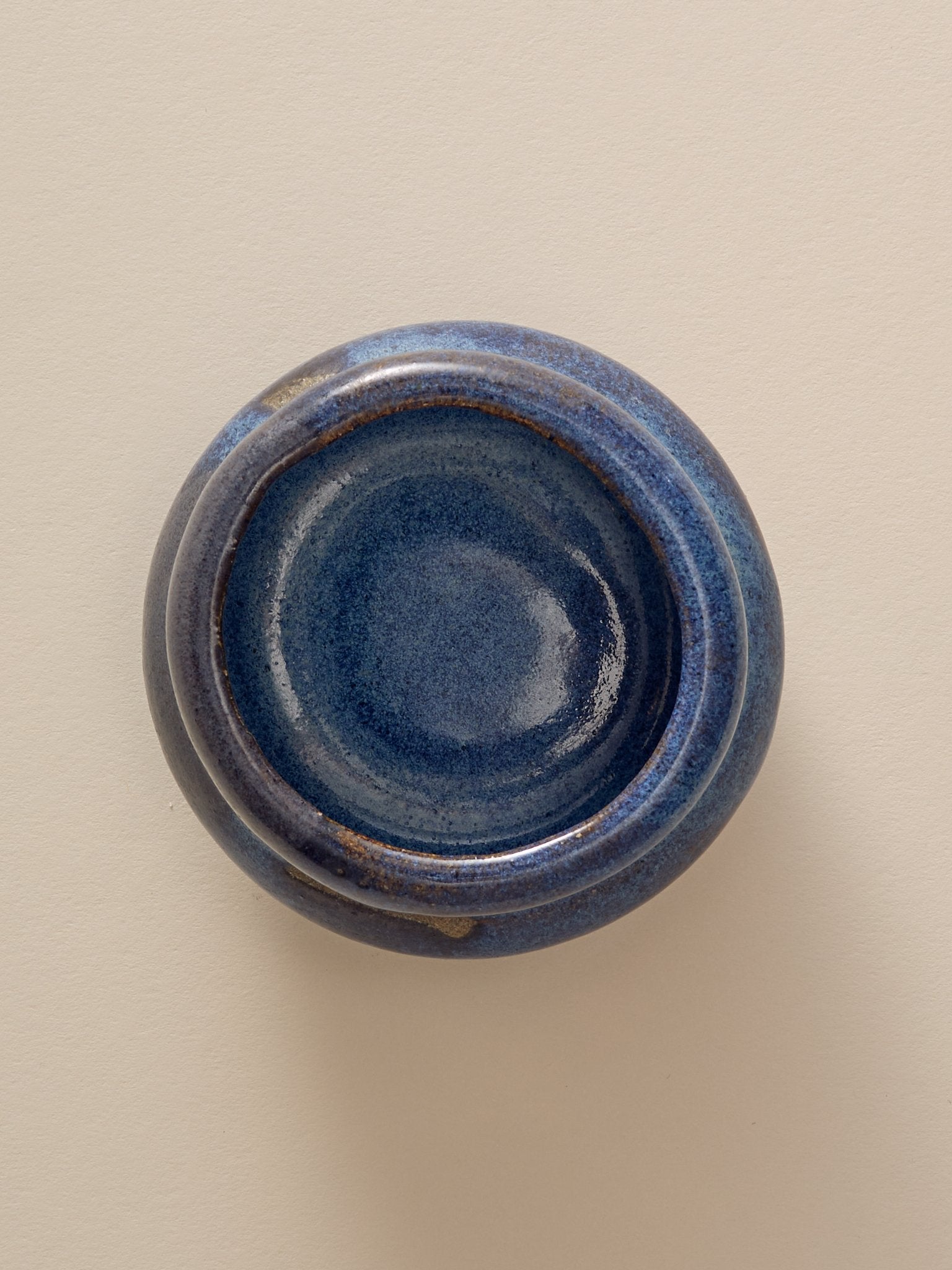 The Small Blue Ceramic Ring DishTrays and BowlsMiscellanea, etc.