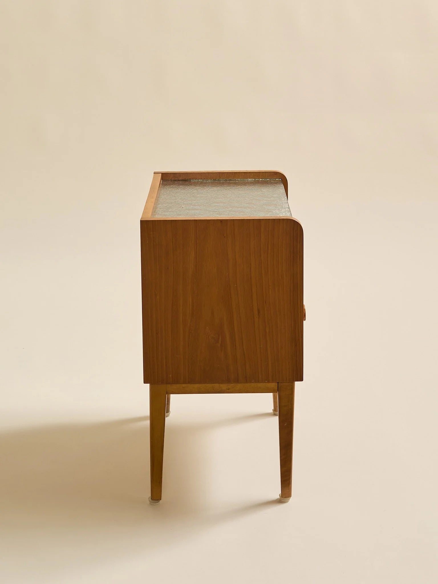 The Pair of Vintage 1960s Swedish Beech and Oak NightsandsSide TablesMiscellanea, etc.