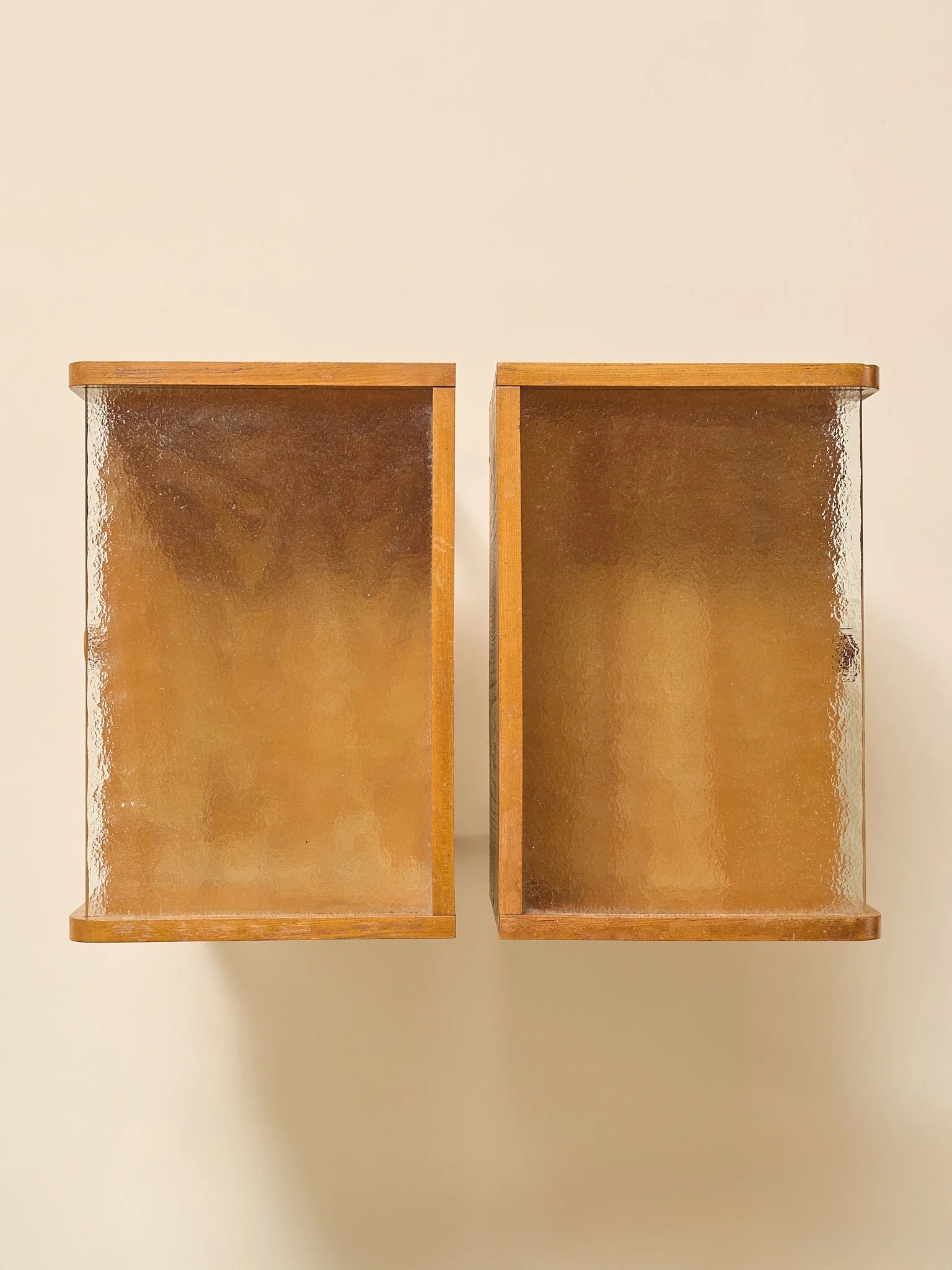 The Pair of Vintage 1960s Swedish Beech and Oak NightsandsSide TablesMiscellanea, etc.