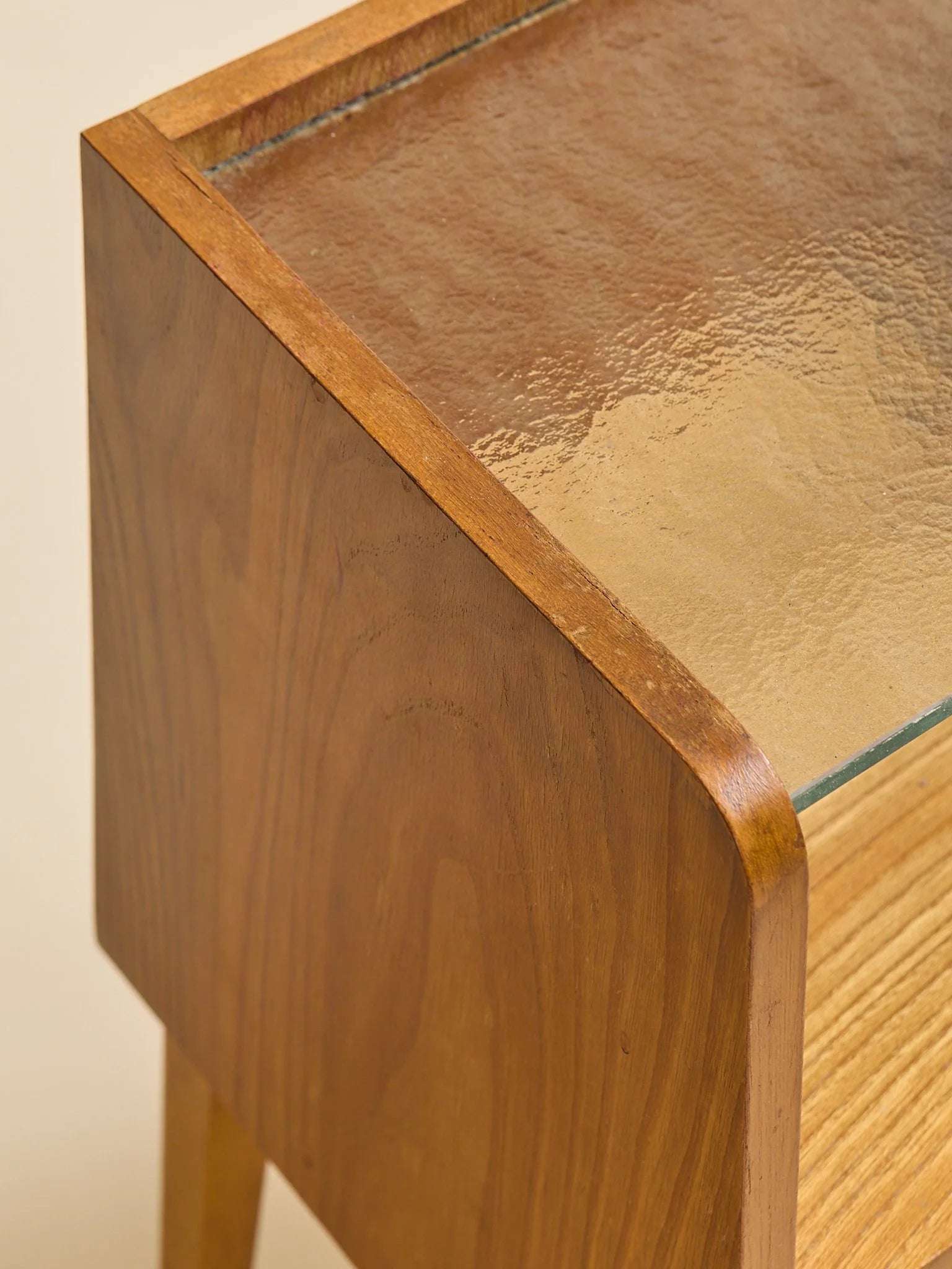 The Pair of Vintage 1960s Swedish Beech and Oak NightsandsSide TablesMiscellanea, etc.