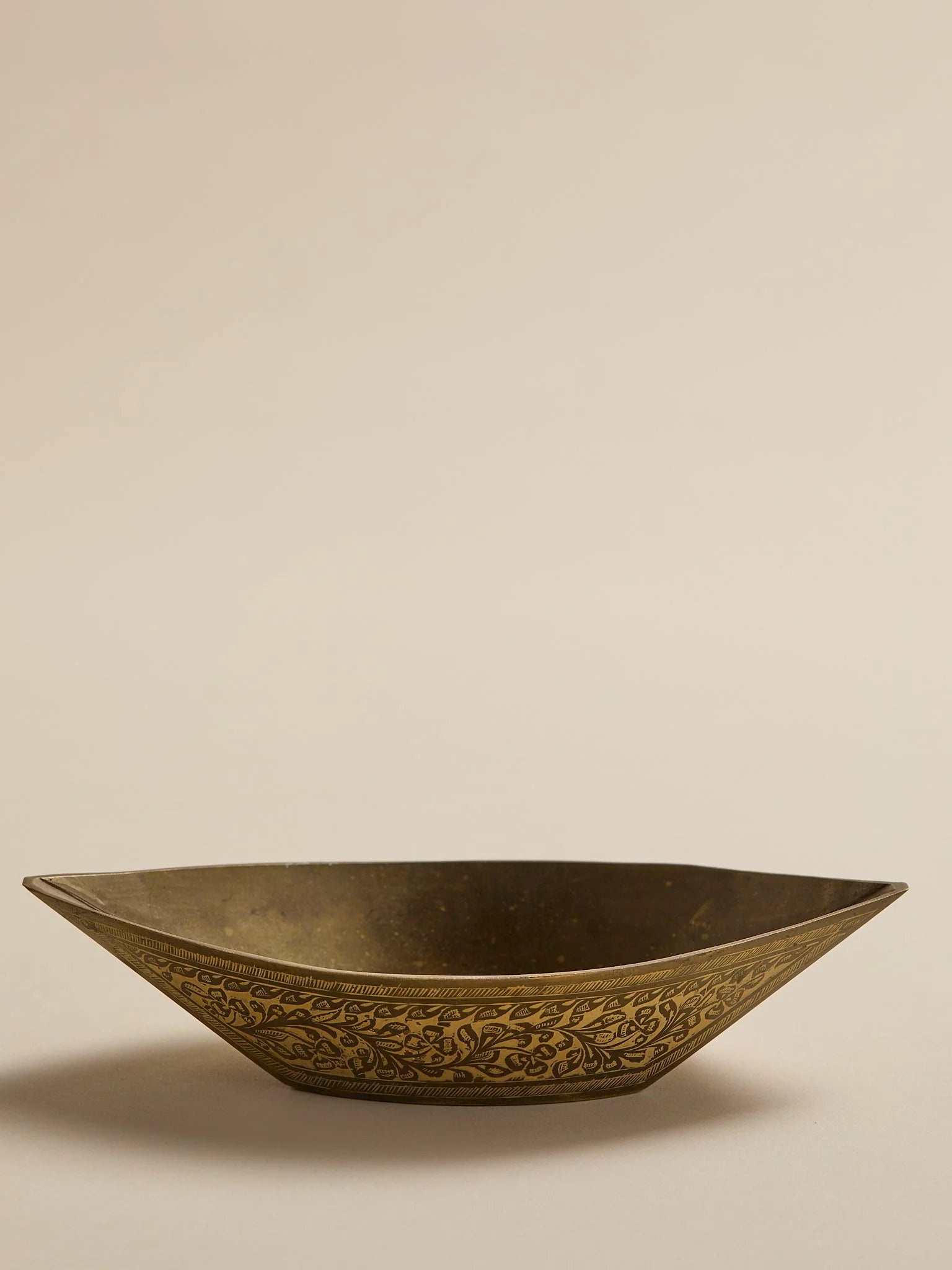 The Vintage Etched Brass DishTrays and BowlsMiscellanea, etc.