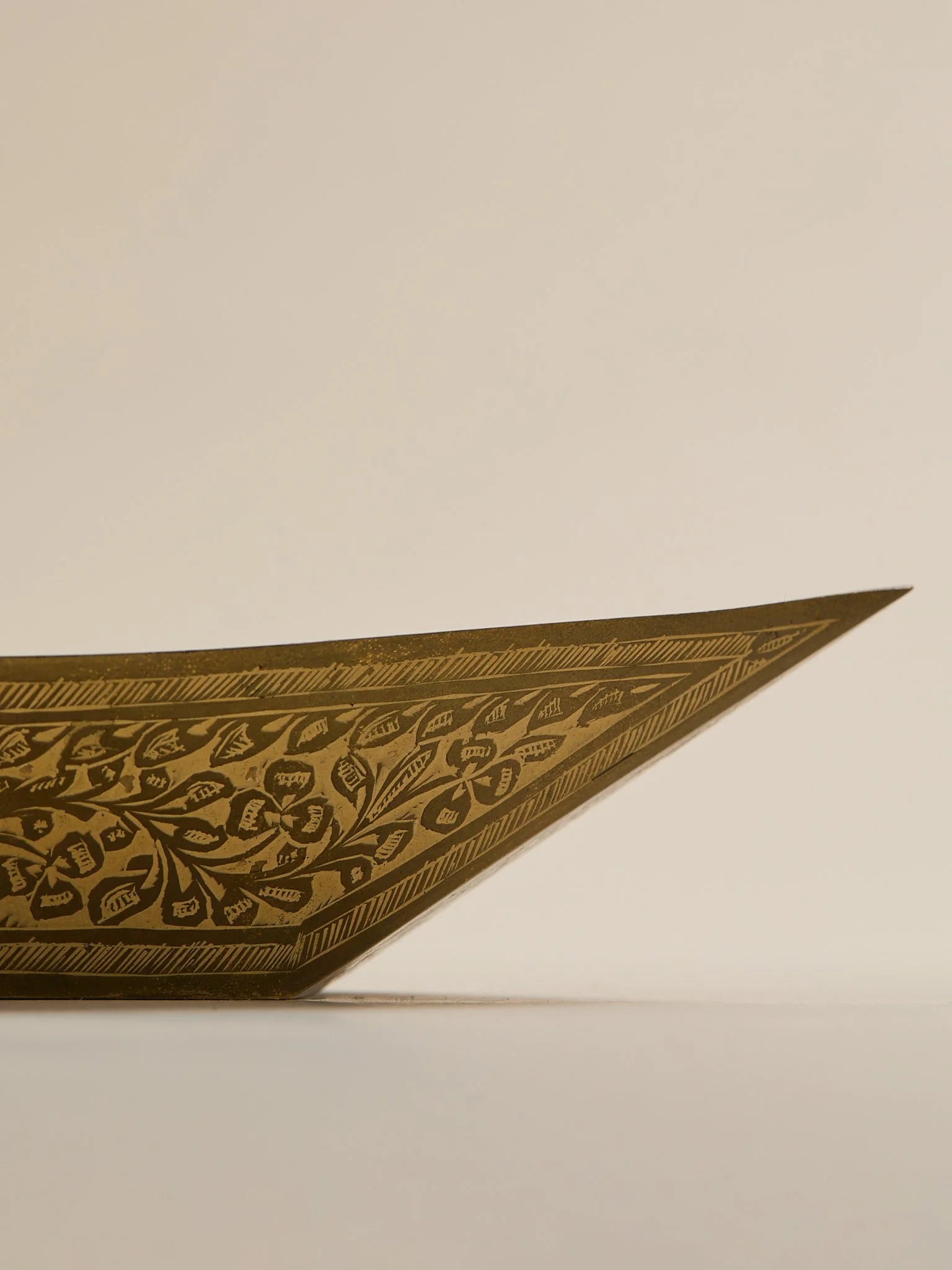 The Vintage Etched Brass DishTrays and BowlsMiscellanea, etc.
