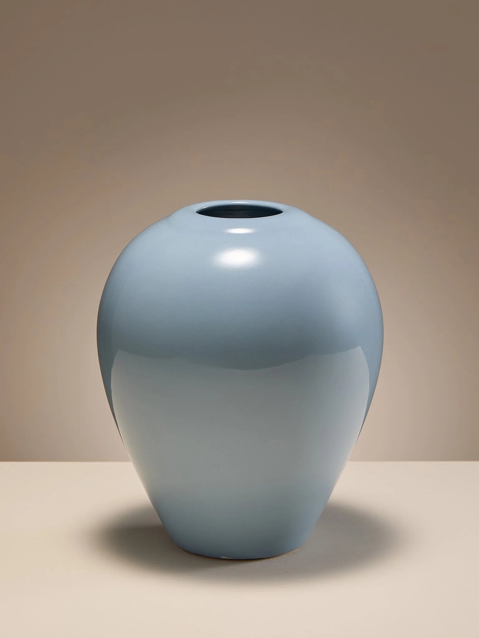 The Vintage Blue Glossy Ceramic VaseVasesMiscellanea, etc.