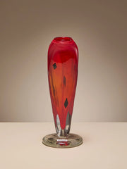 The Vintage Murano Style Red Art Glass Bud VaseVasesMiscellanea, etc.