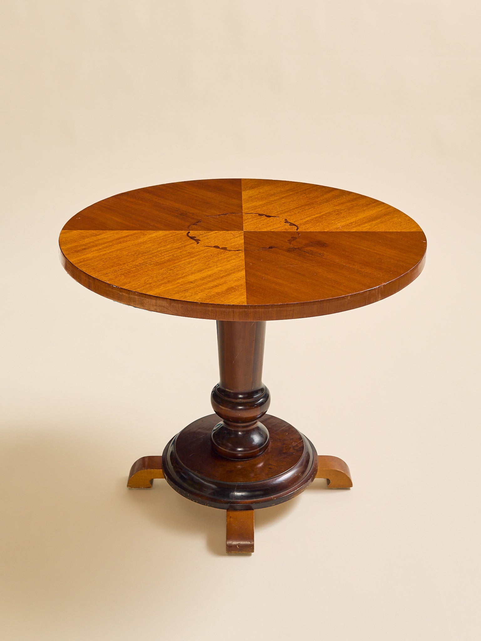 The Vintage Swedish Art Deco Walnut Accent Table c. 1920sSide TablesMiscellanea, etc.