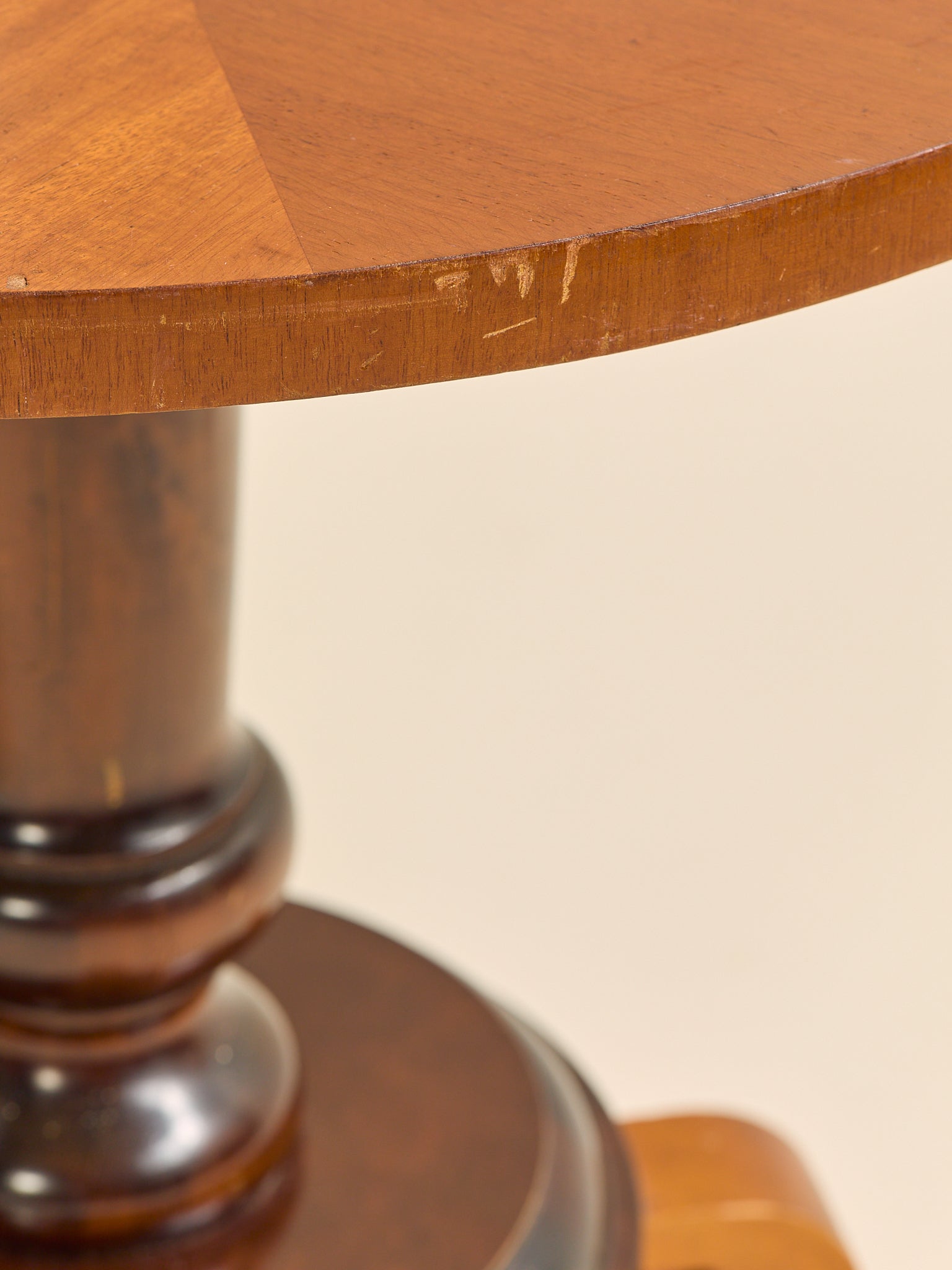 The Vintage Swedish Art Deco Walnut Accent Table c. 1920sSide TablesMiscellanea, etc.