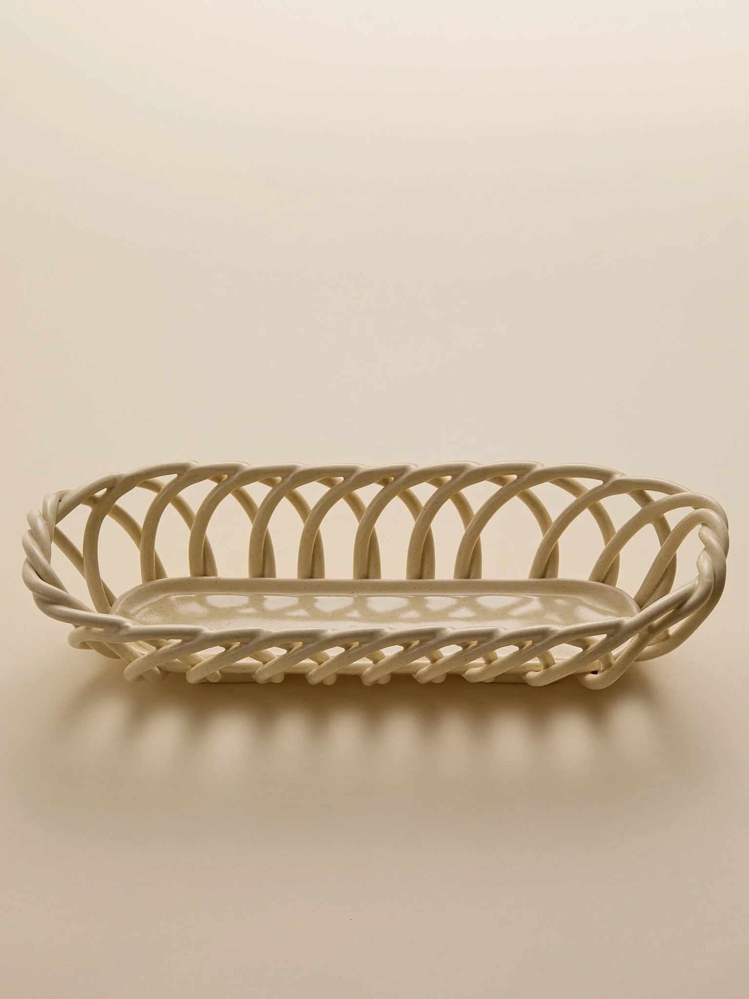 The Vintage Oblong Twisted BasketTrays and BowlsMiscellanea, etc.