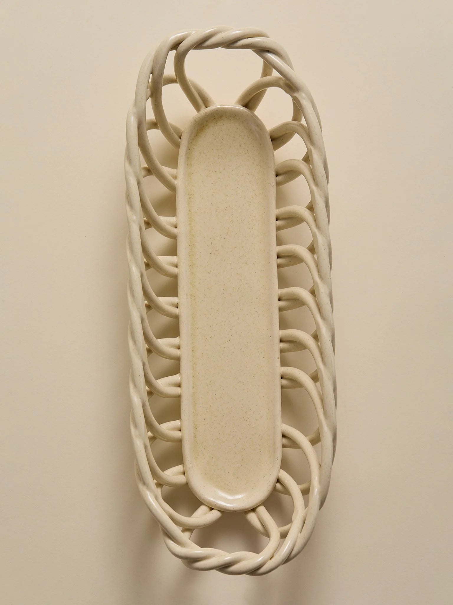 The Vintage Oblong Twisted BasketTrays and BowlsMiscellanea, etc.