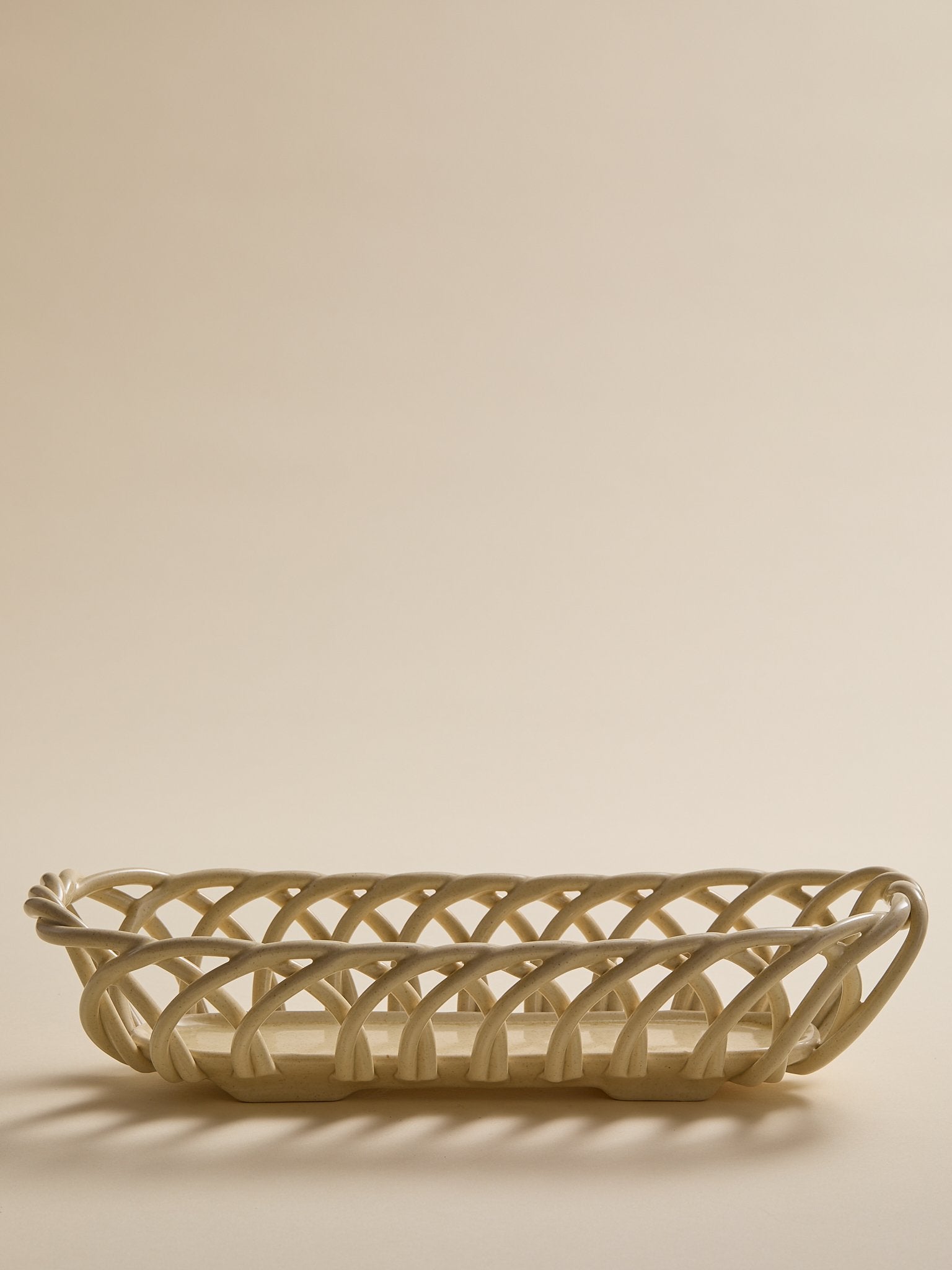 The Vintage Oblong Twisted BasketTrays and BowlsMiscellanea, etc.