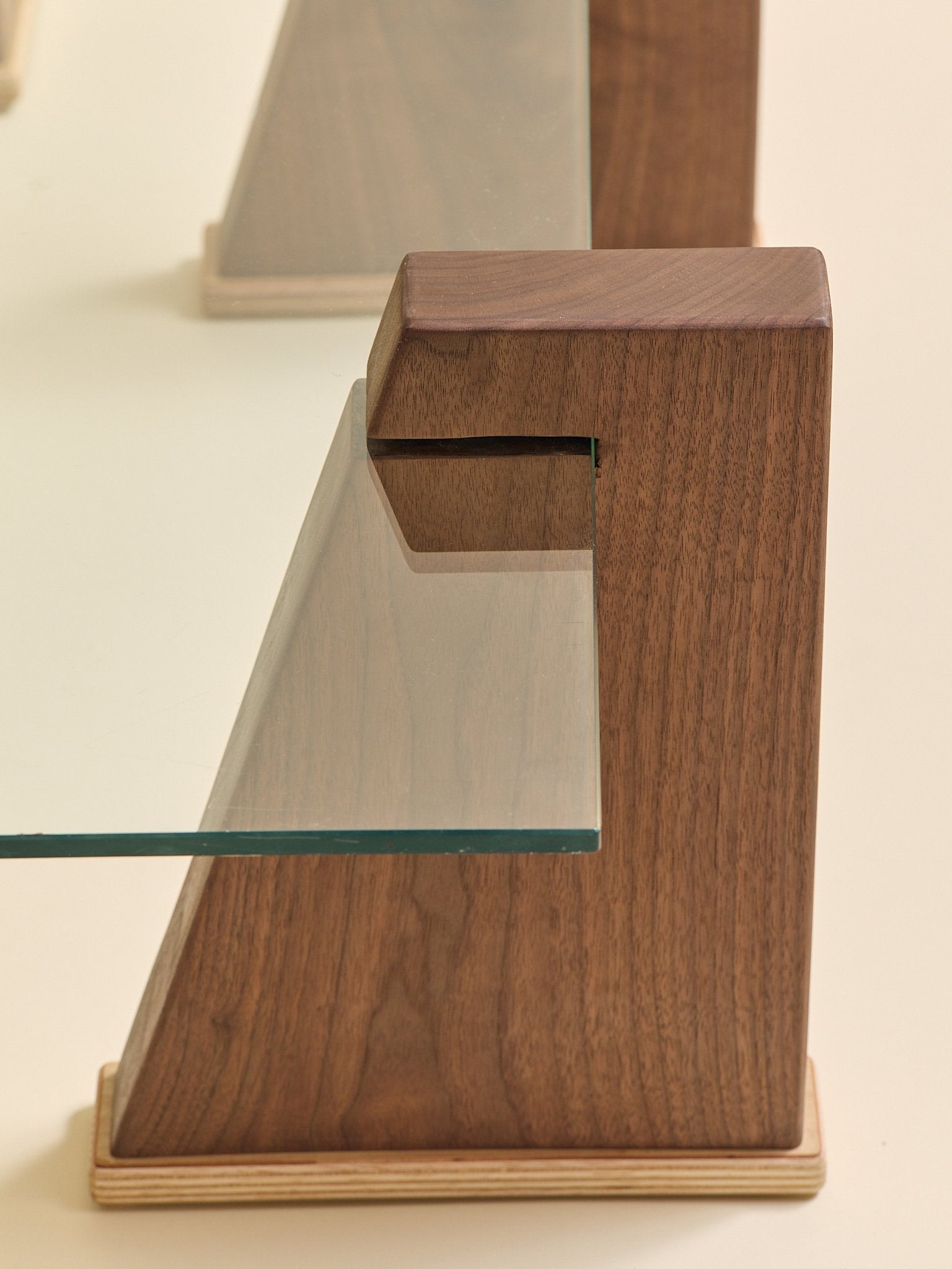 The Ply Boy Special Tapered Walnut Pillar Coffee TableCoffee TablesMiscellanea, etc.