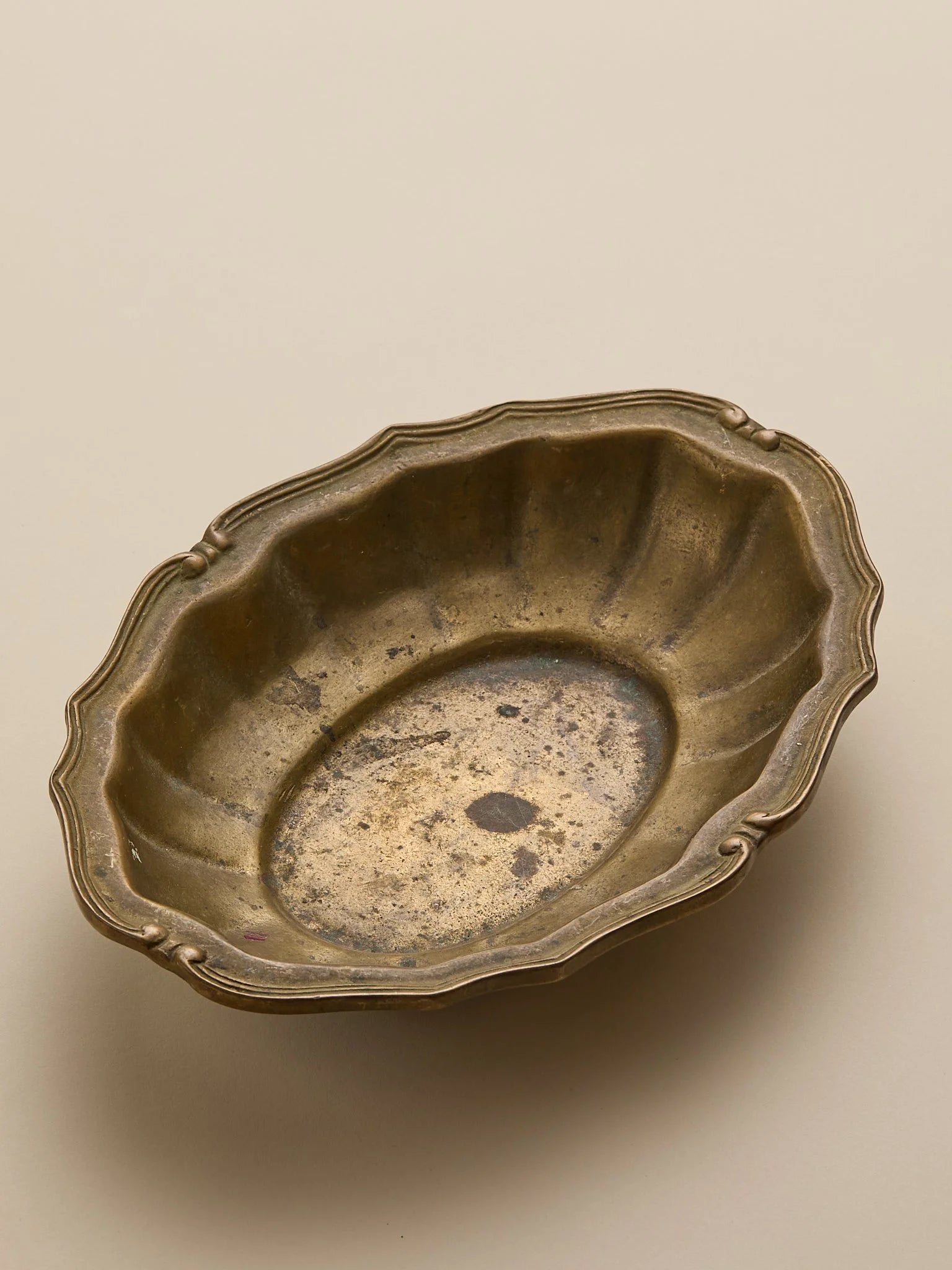 The Vintage Cast Brass Scallop TrayTrays and BowlsMiscellanea, etc.