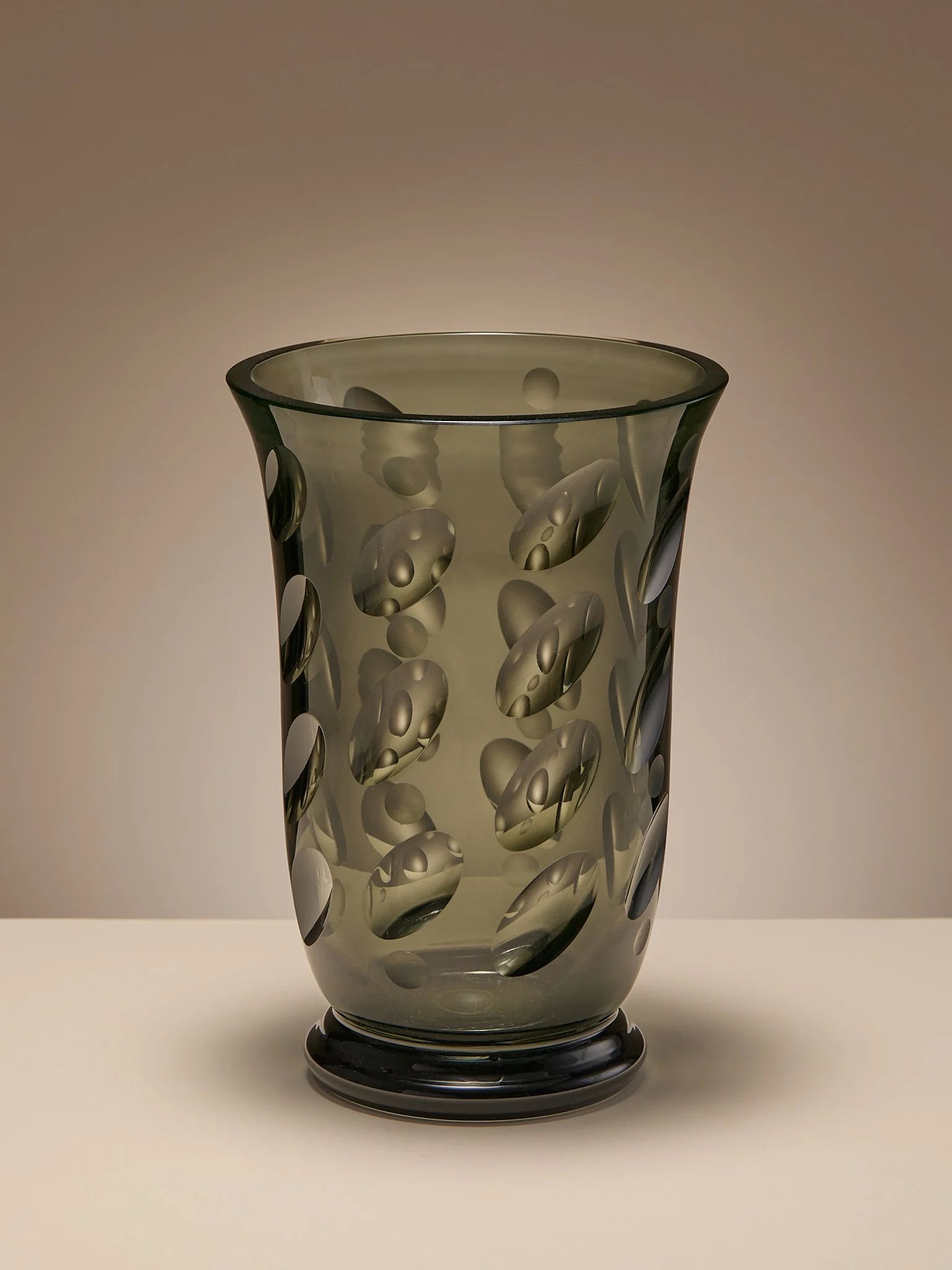 The Vintage Handmade Gray Glass Bubble VaseVasesMiscellanea, etc.