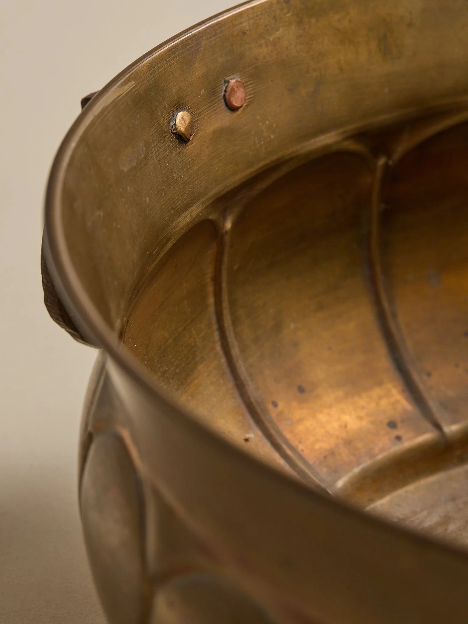The Vintage Brass Scalloped BowlTrays and BowlsMiscellanea, etc.