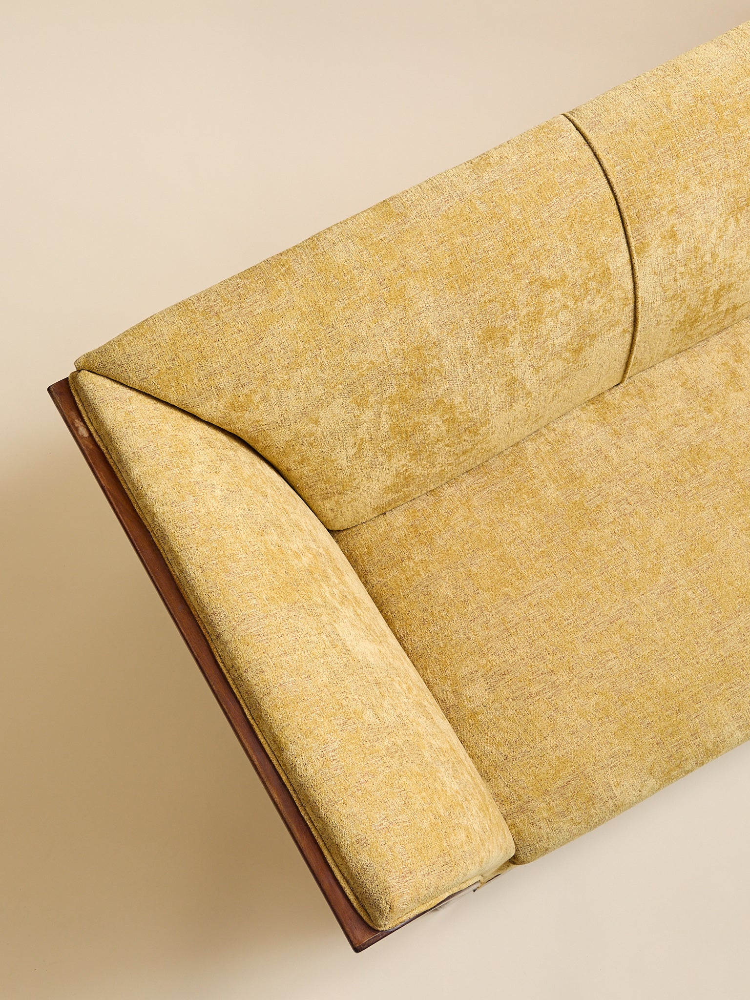 The Vintage Curved Arm Danish Sofa in the Style of Frits Henningsen, 1960sSeatingMiscellanea, etc.
