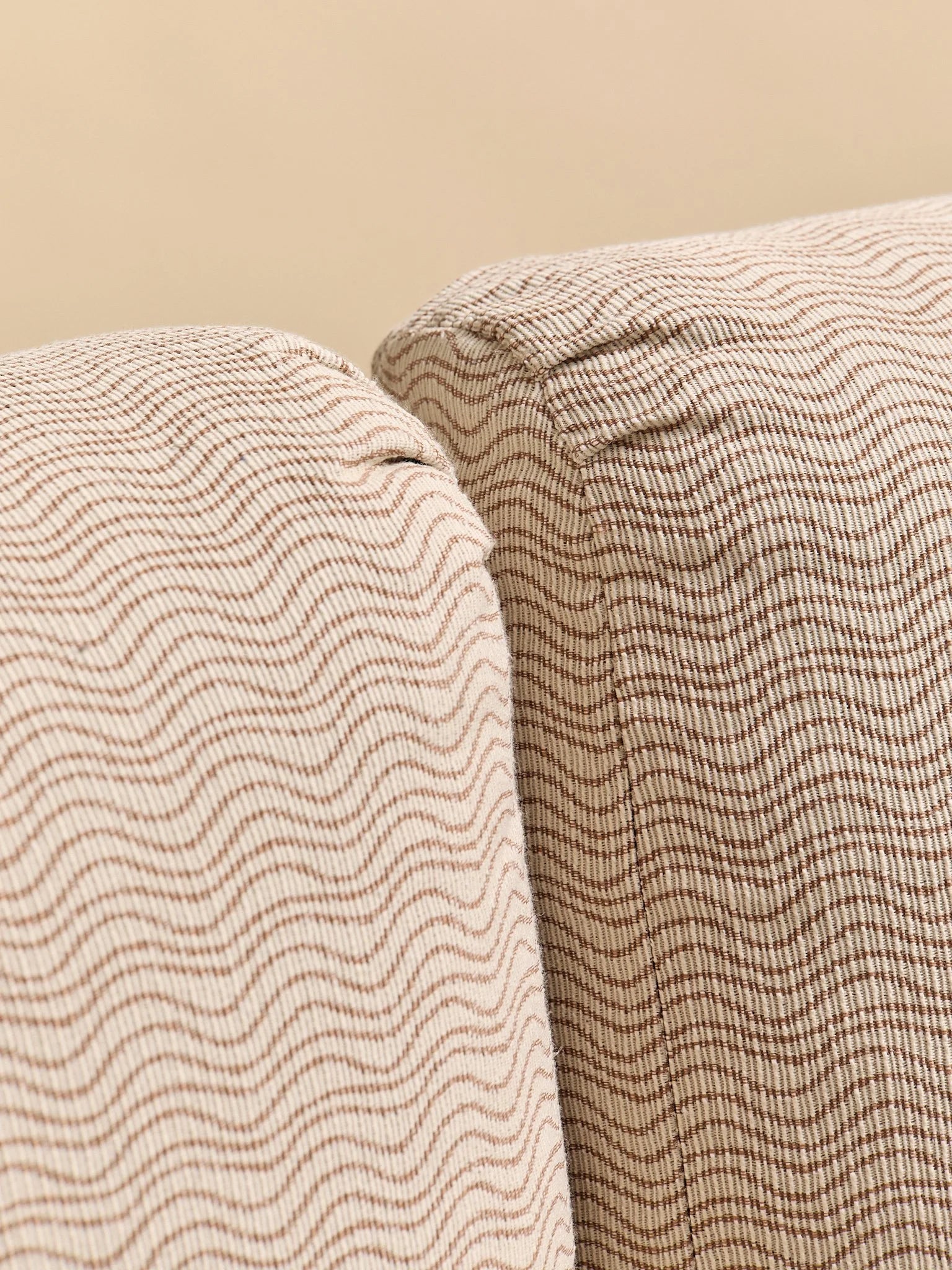 The 1970s Newly Upholstered Wave Sofa - Custom Designed by MiscellaneaSeatingMiscellanea, etc.