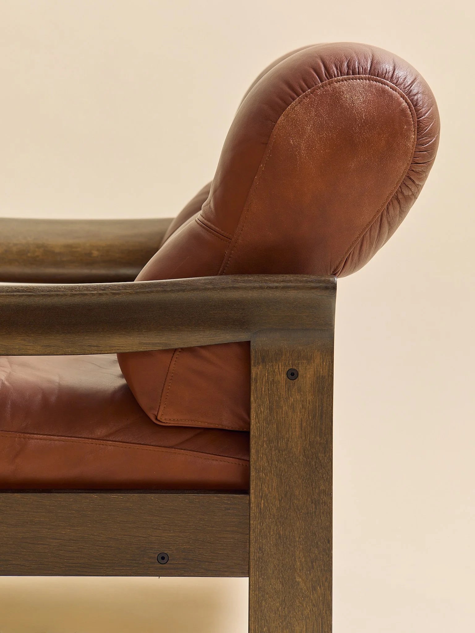 The Vintage Hans J. Frydendal Oak & Leather Lounge ChairSeatingMiscellanea, etc.