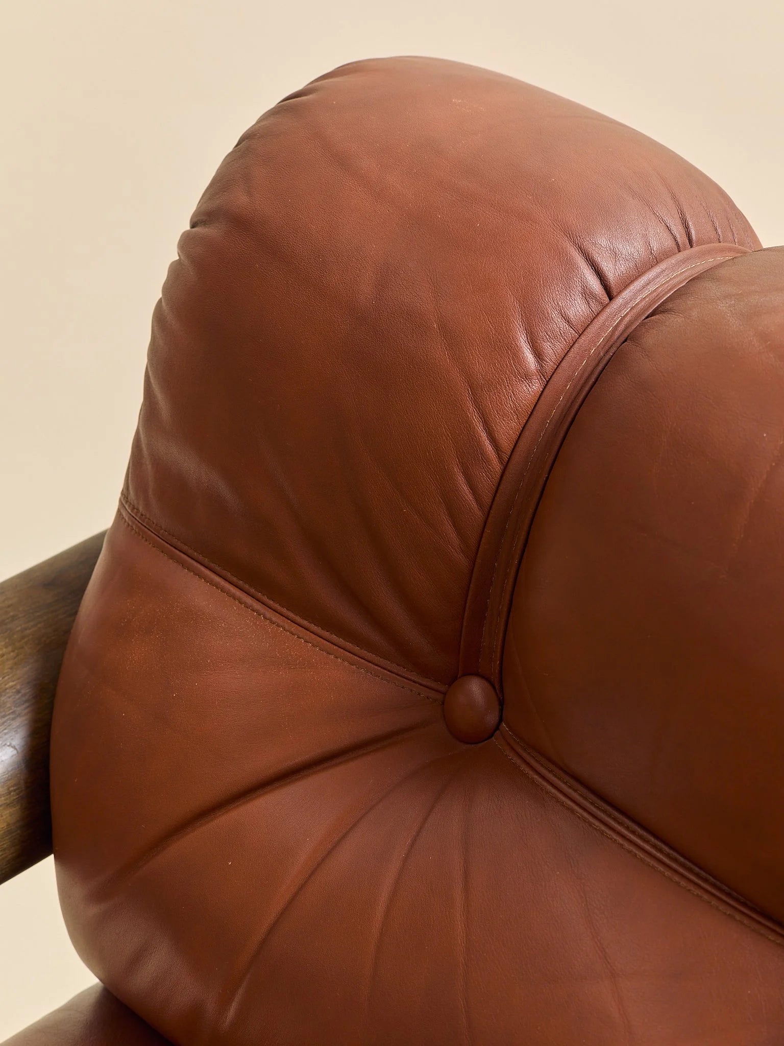 The Vintage Hans J. Frydendal Oak & Leather Lounge ChairSeatingMiscellanea, etc.