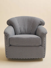The Vintage Post-Modern Pattern Swivel ChairSeatingMiscellanea, etc.