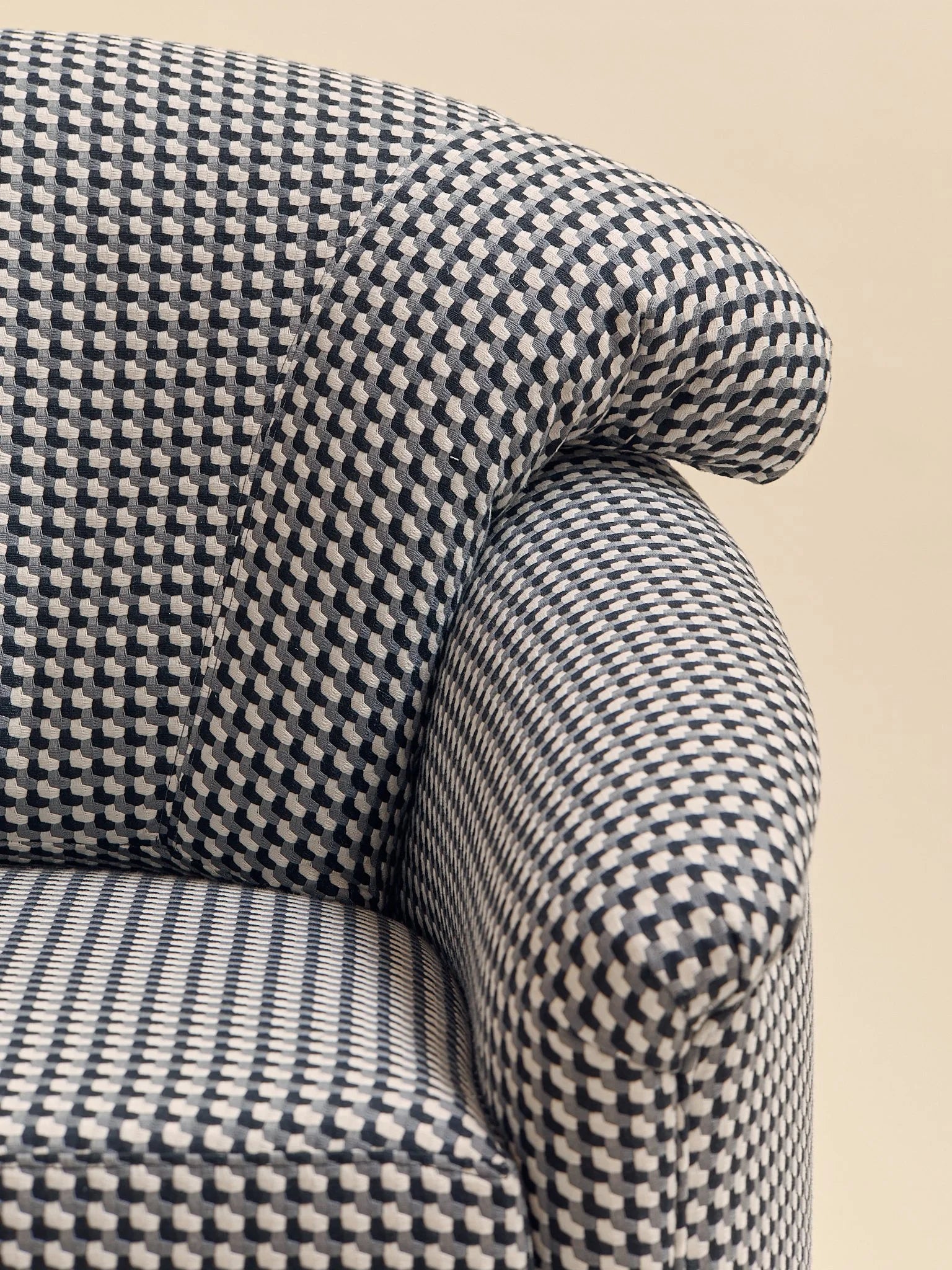 The Vintage Post-Modern Pattern Swivel ChairSeatingMiscellanea, etc.