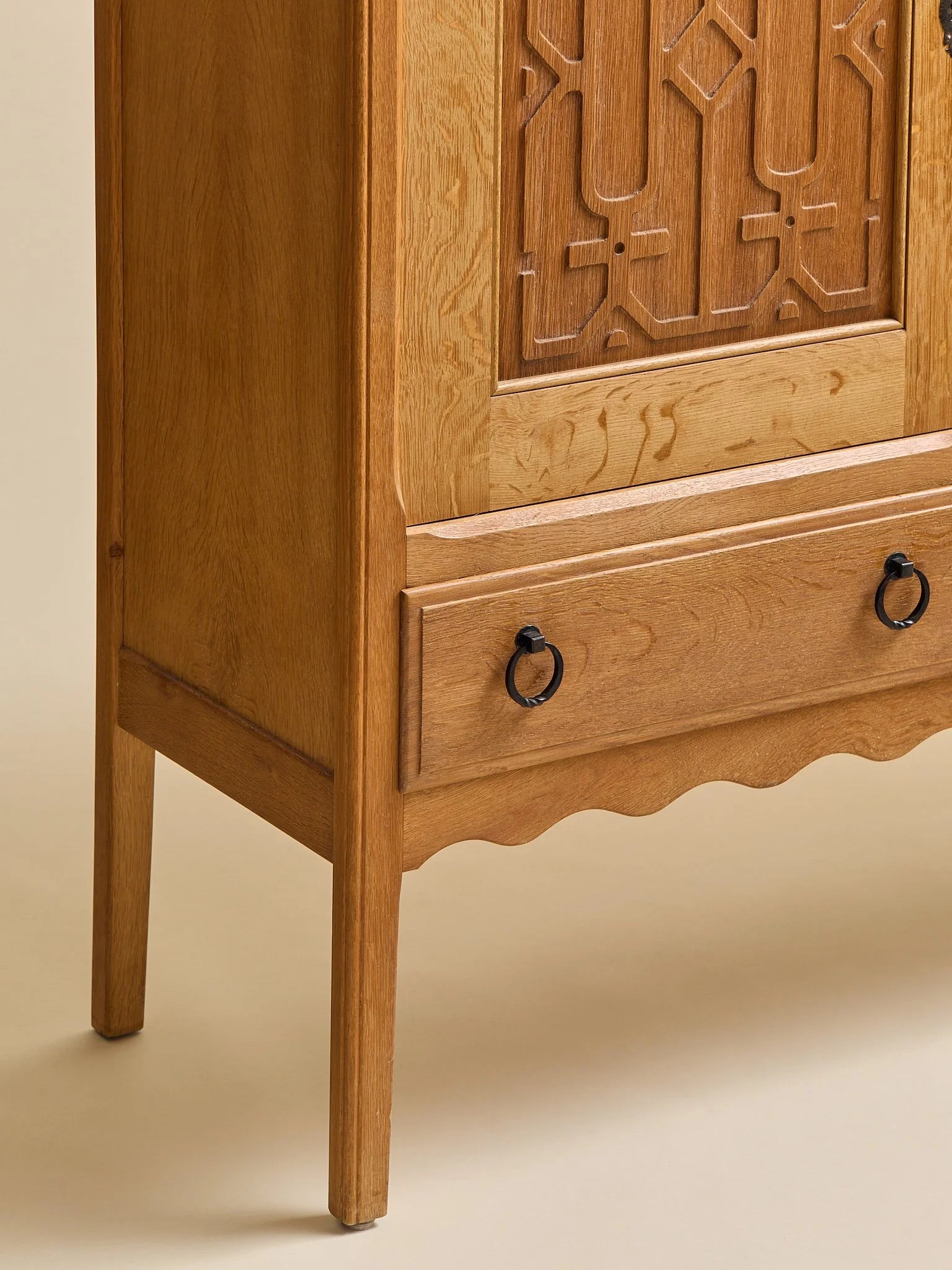The Vintage Attr. Henning Kjaernulf Danish Oak Sideboard 1960sCredenzas and SideboardsMiscellanea, etc.