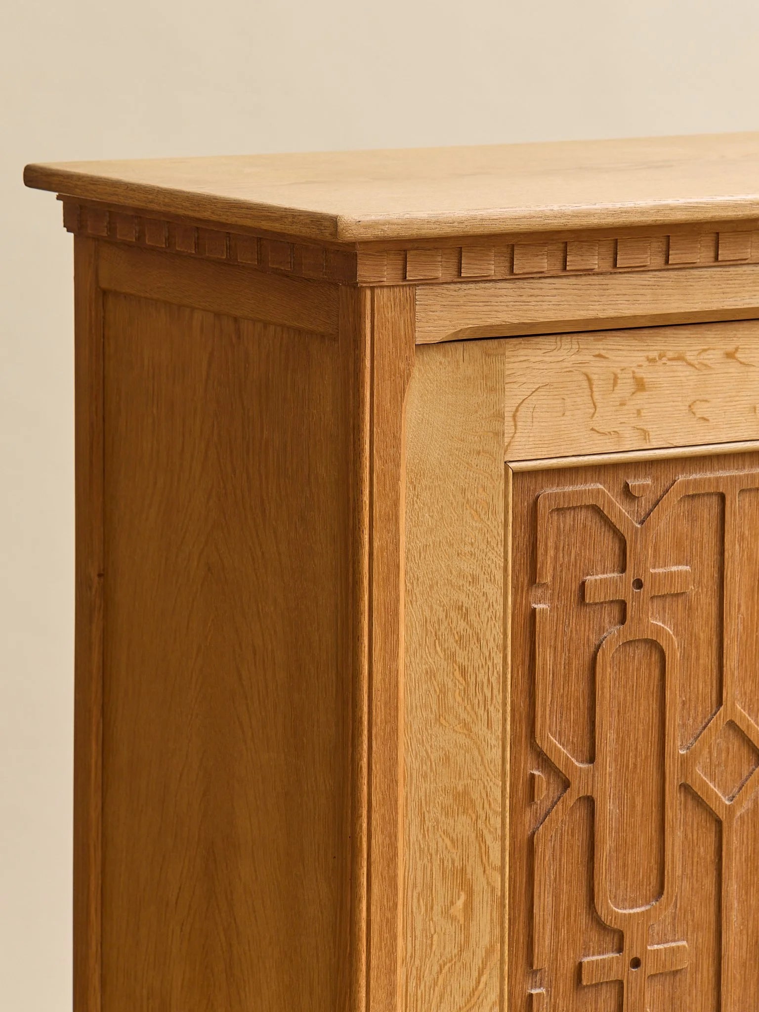 The Vintage Attr. Henning Kjaernulf Danish Oak Sideboard 1960sCredenzas and SideboardsMiscellanea, etc.