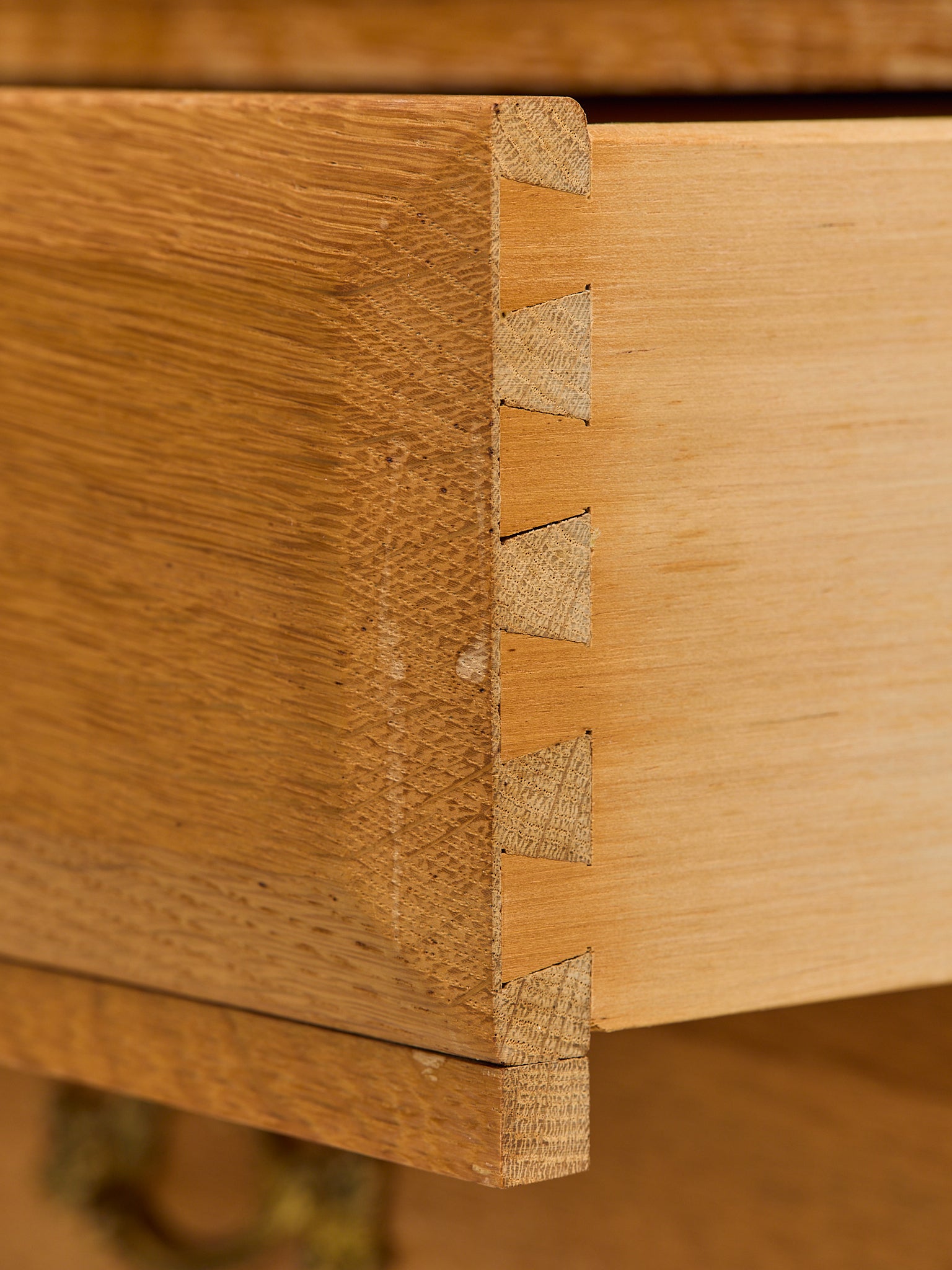 The Vintage Style Of Kjaernulf Danish Oak Bookcase CabinetCabinets and ShelvingMiscellanea, etc.