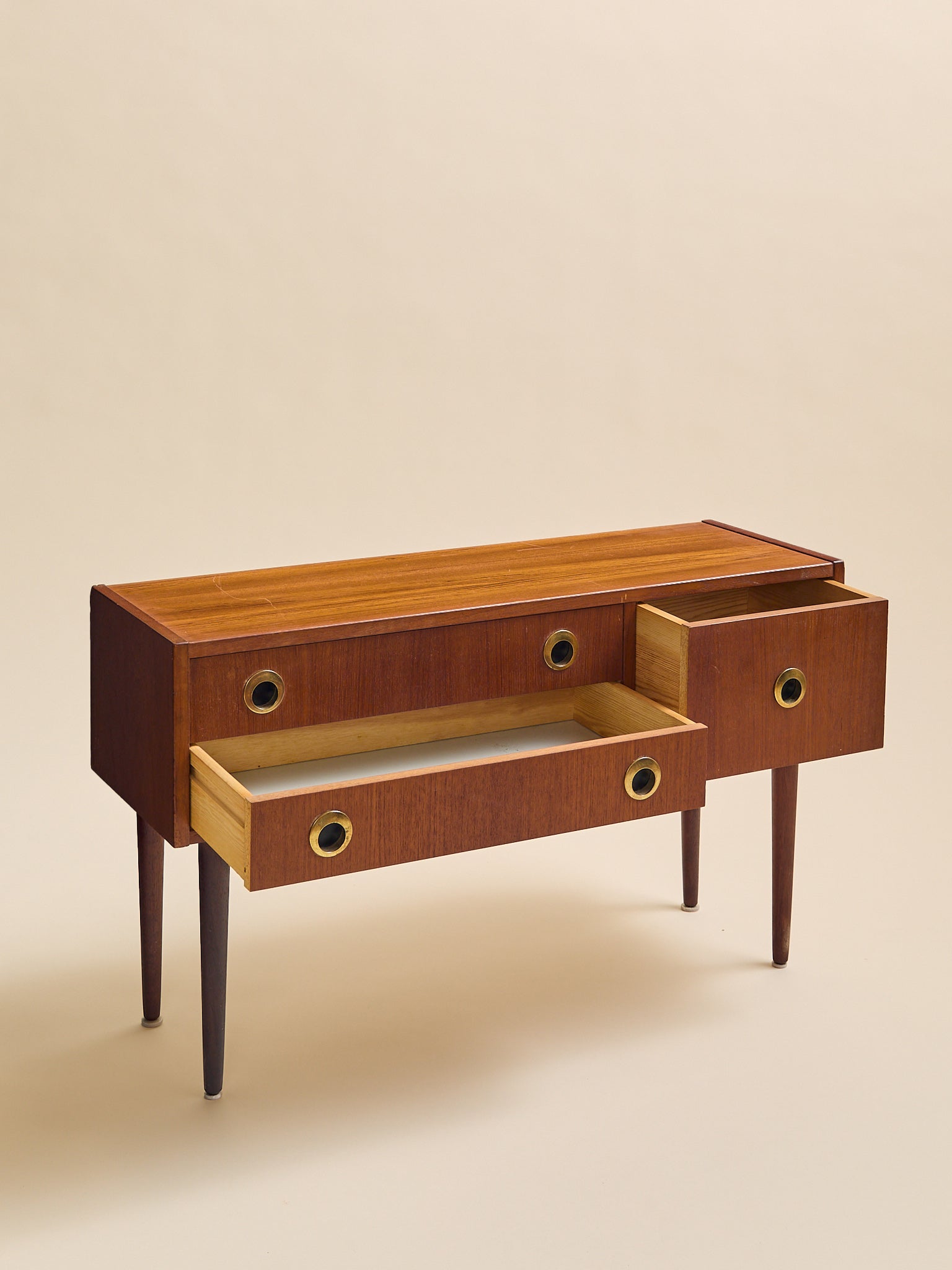 The Vintage Scandinavian Teak Low Chest, 1960SSide TablesMiscellanea, etc.