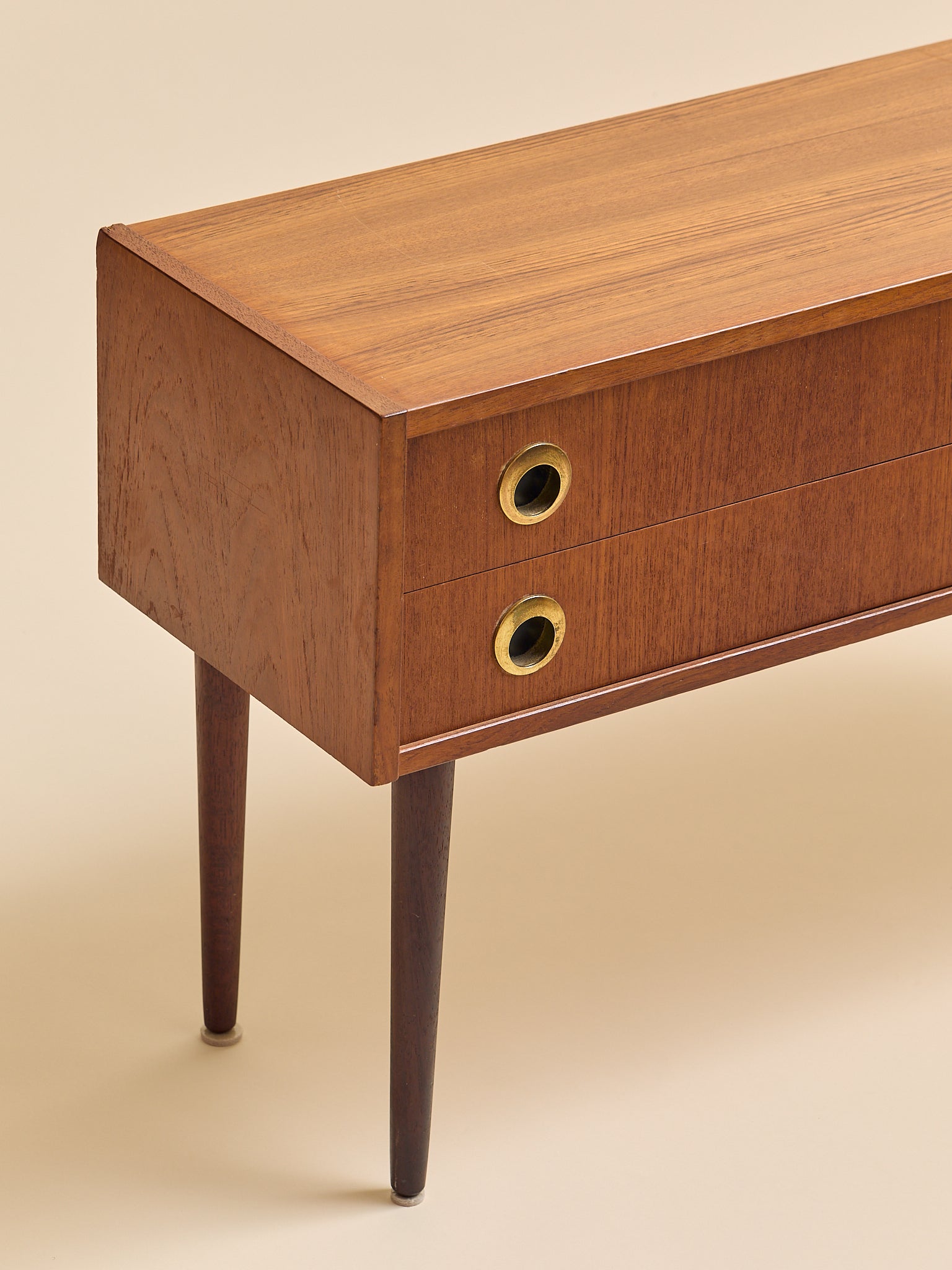 The Vintage Scandinavian Teak Low Chest, 1960SSide TablesMiscellanea, etc.