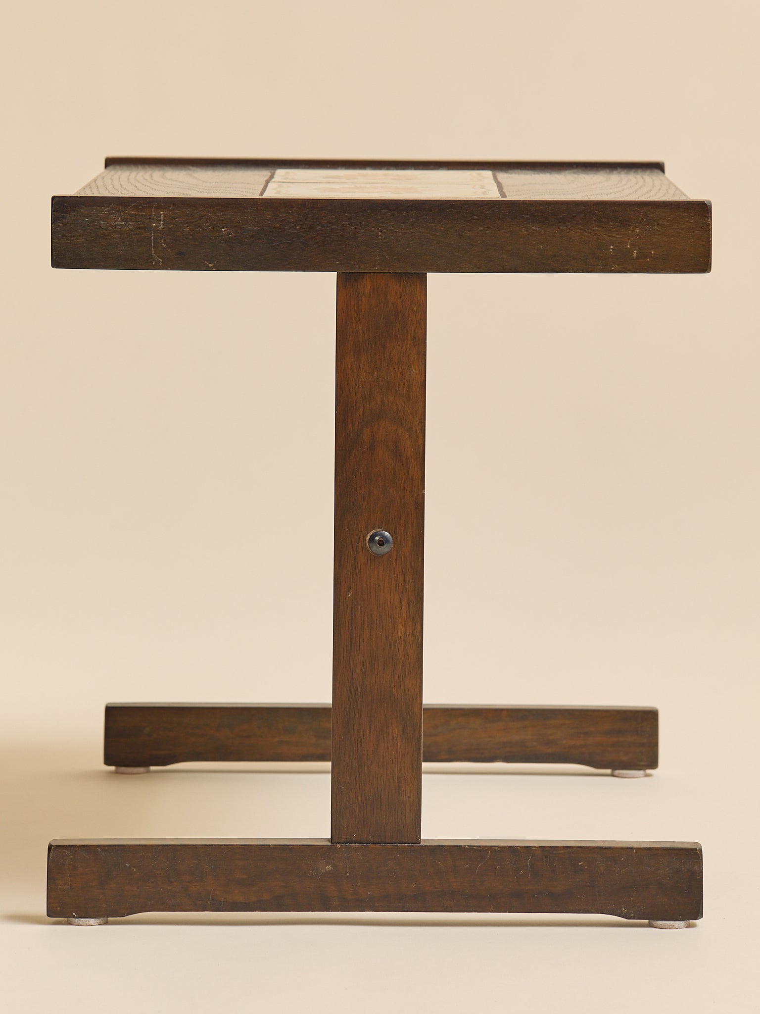 The Vintage Scandinavian Oak & Ceramic Tile Nesting TablesSide TablesMiscellanea, etc.