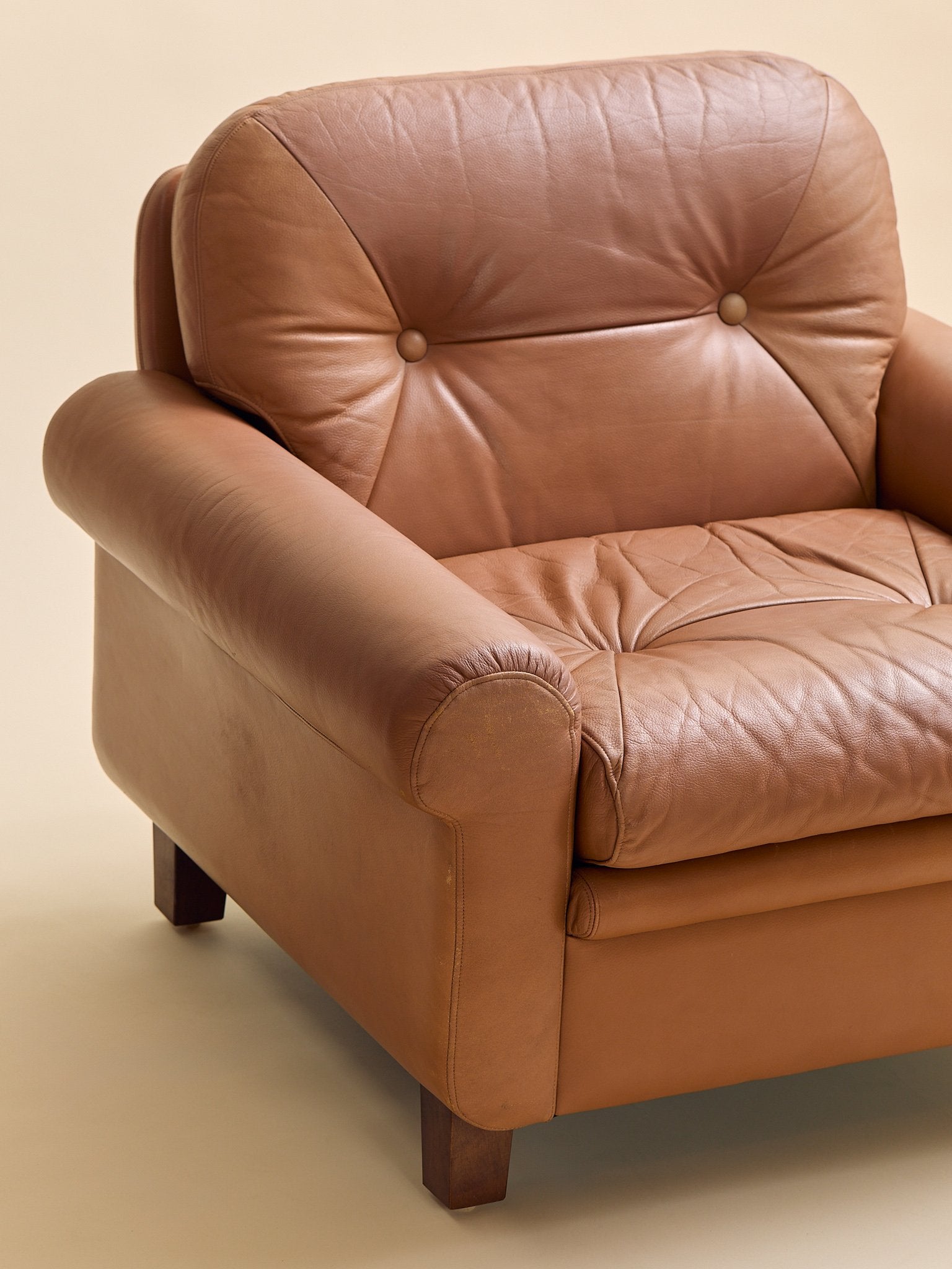 The Vintage Georg Thams Danish Leather Lounge ChairsSeatingMiscellanea, etc.