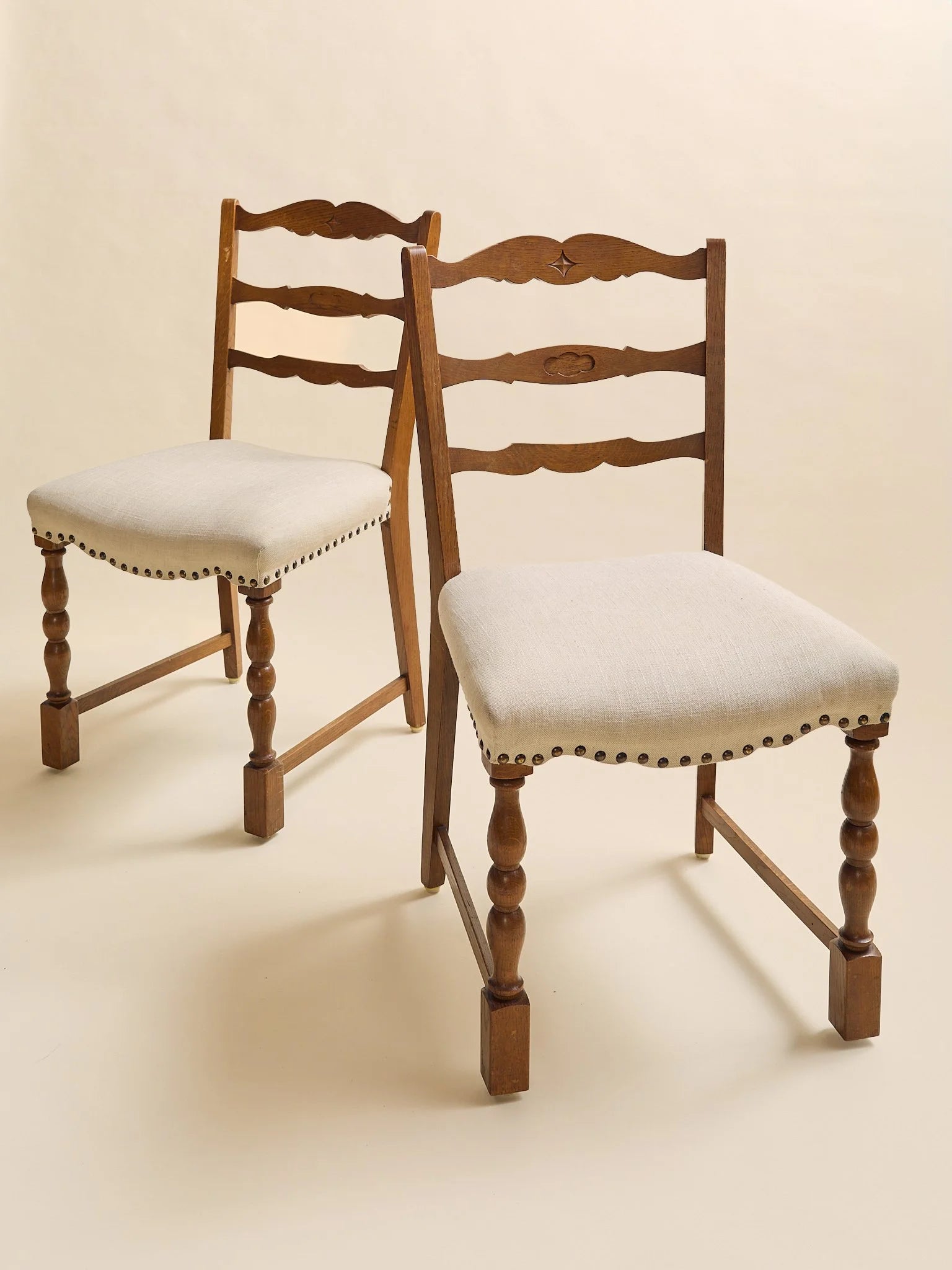 The Vintage Kjaernulf Style Danish Oak Dining Chairs, Set of Six, 1970SSeatingMiscellanea, etc.