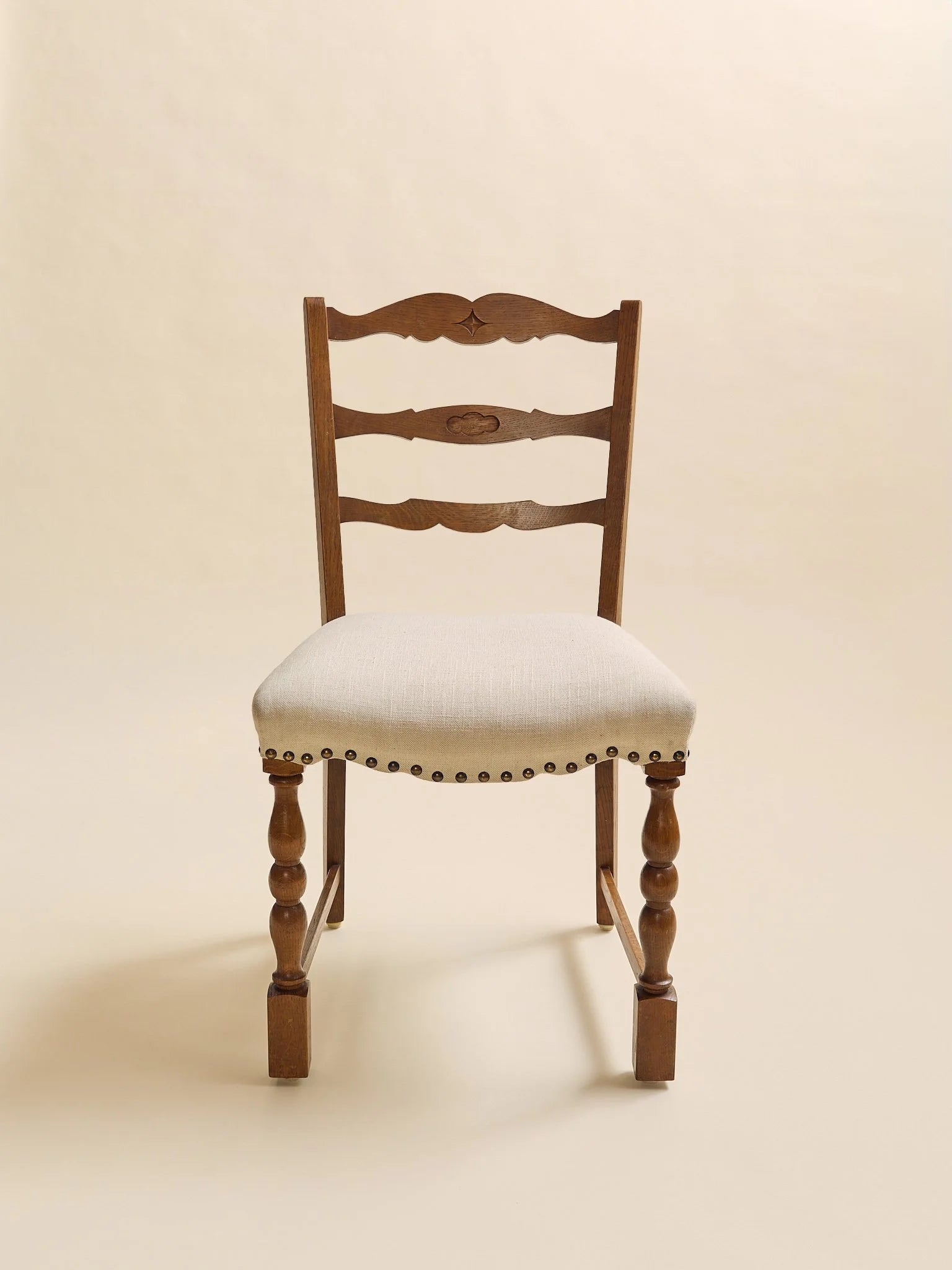 The Vintage Kjaernulf Style Danish Oak Dining Chairs, Set of Six, 1970SSeatingMiscellanea, etc.