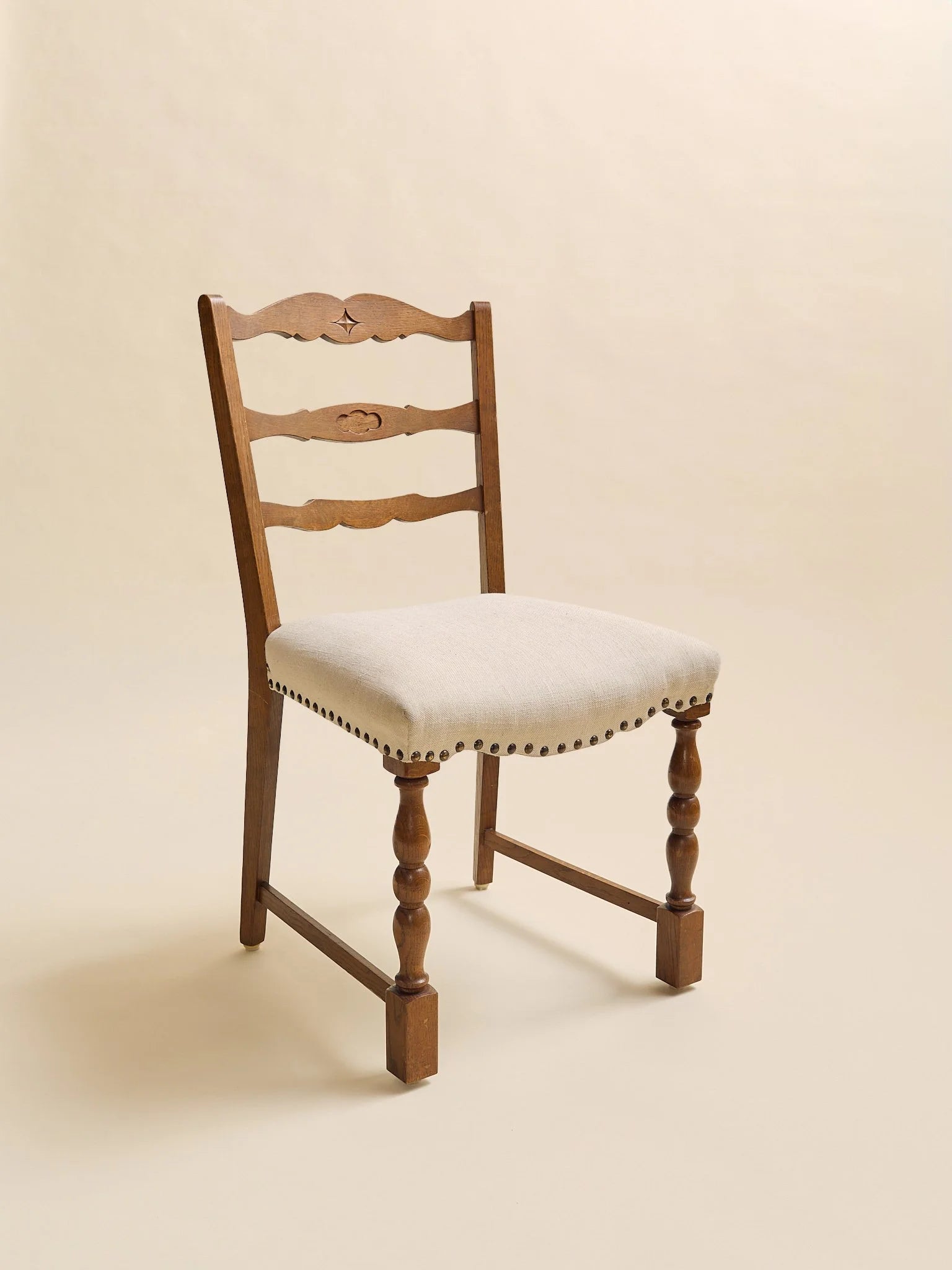 The Vintage Kjaernulf Style Danish Oak Dining Chairs, Set of Six, 1970SSeatingMiscellanea, etc.