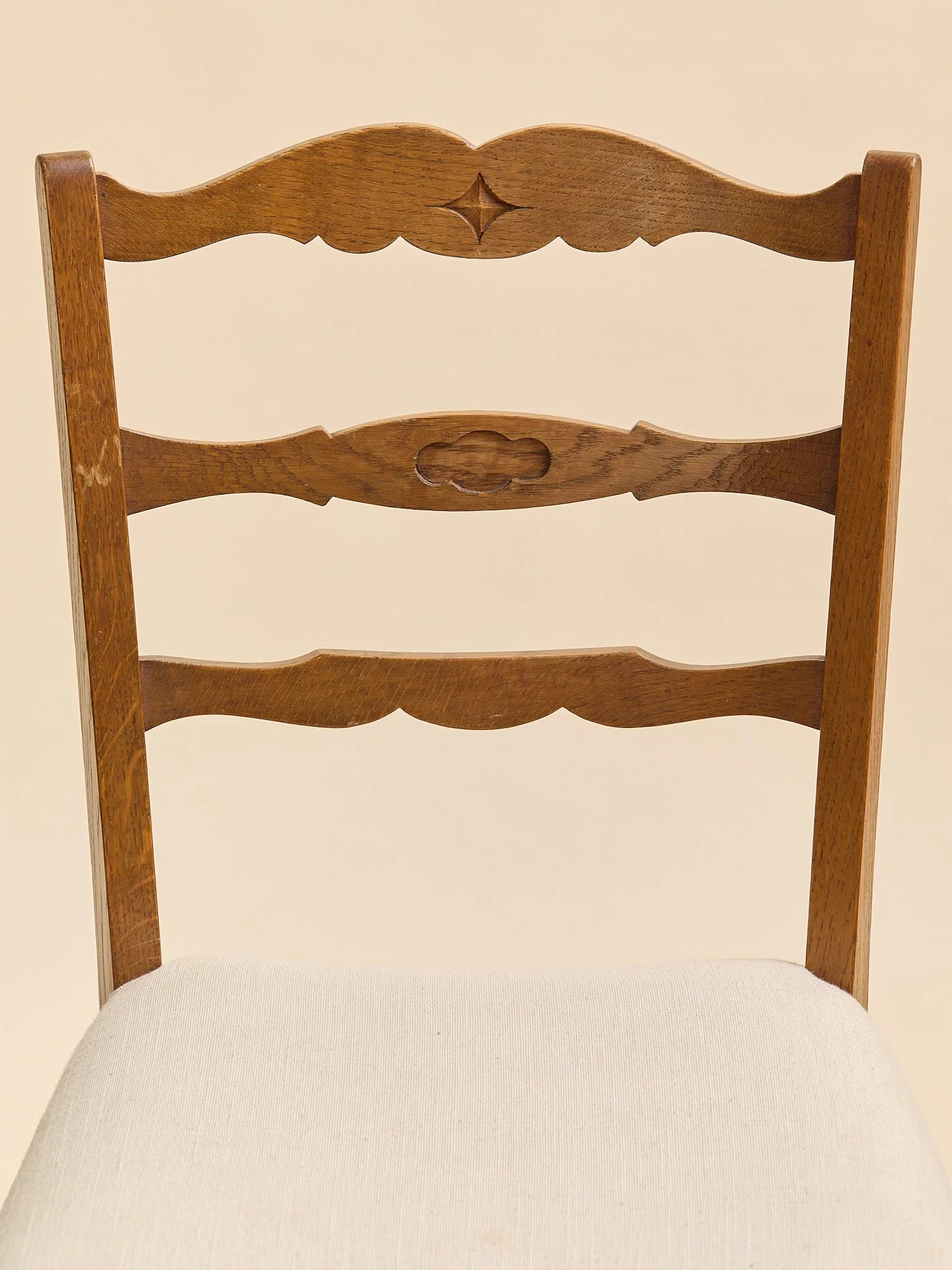 The Vintage Kjaernulf Style Danish Oak Dining Chairs, Set of Six, 1970SSeatingMiscellanea, etc.