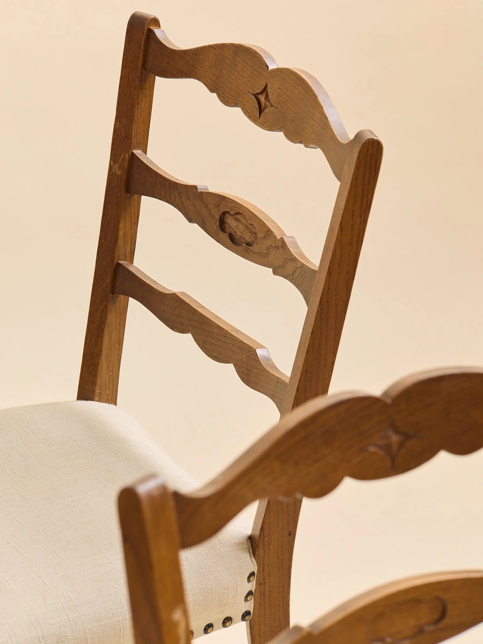 The Vintage Kjaernulf Style Danish Oak Dining Chairs, Set of Six, 1970SSeatingMiscellanea, etc.