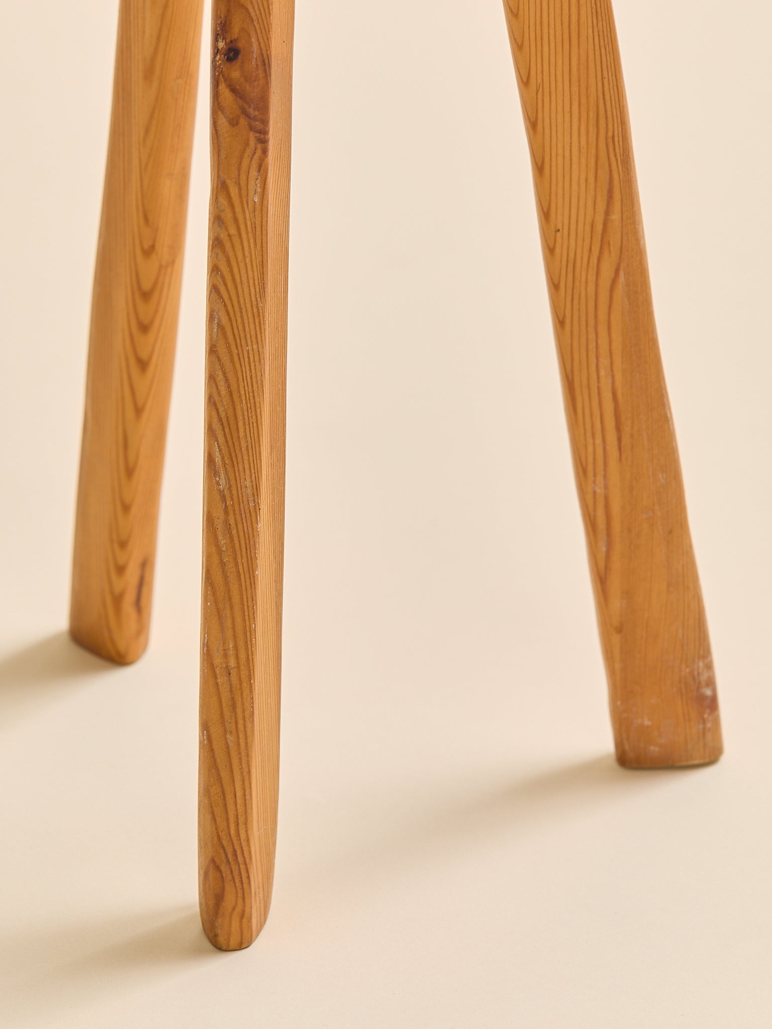 The Vintage Scandinavian Pine Drink Stands, 1970SSide TablesMiscellanea, etc.