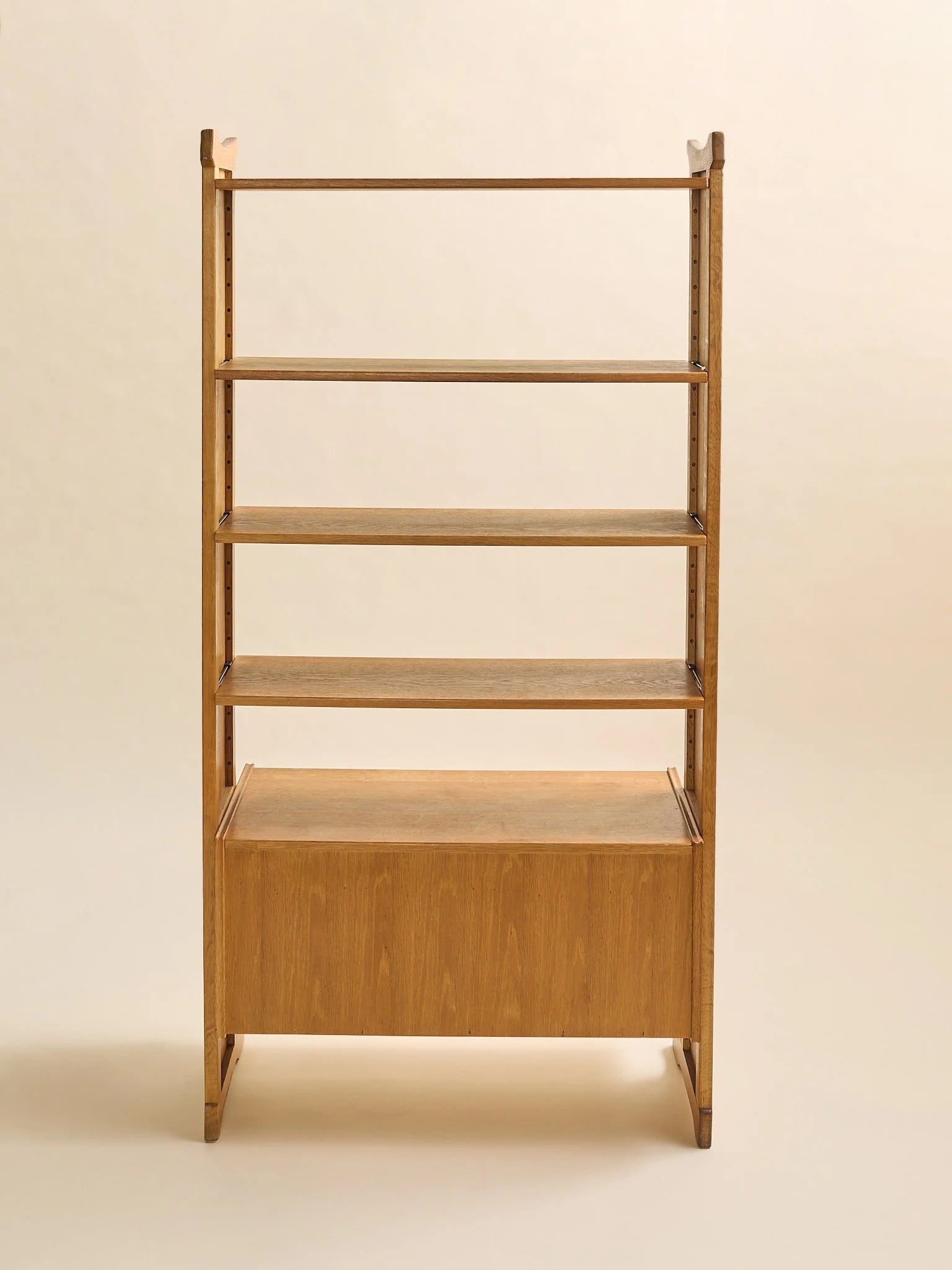 The Vintage Kjaernulf Style Danish Oak BookcaseCabinets and ShelvingMiscellanea, etc.