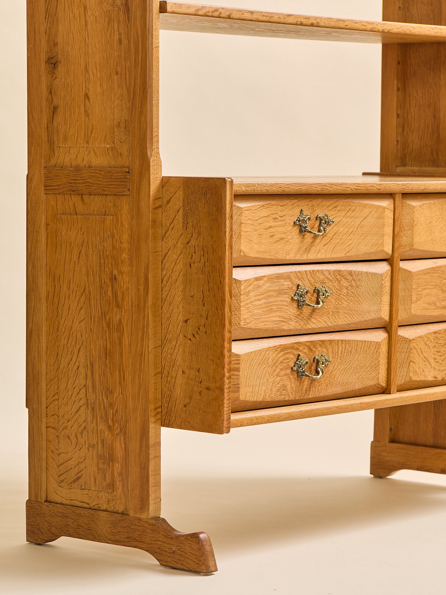 The Vintage Kjaernulf Style Danish Oak BookcaseCabinets and ShelvingMiscellanea, etc.