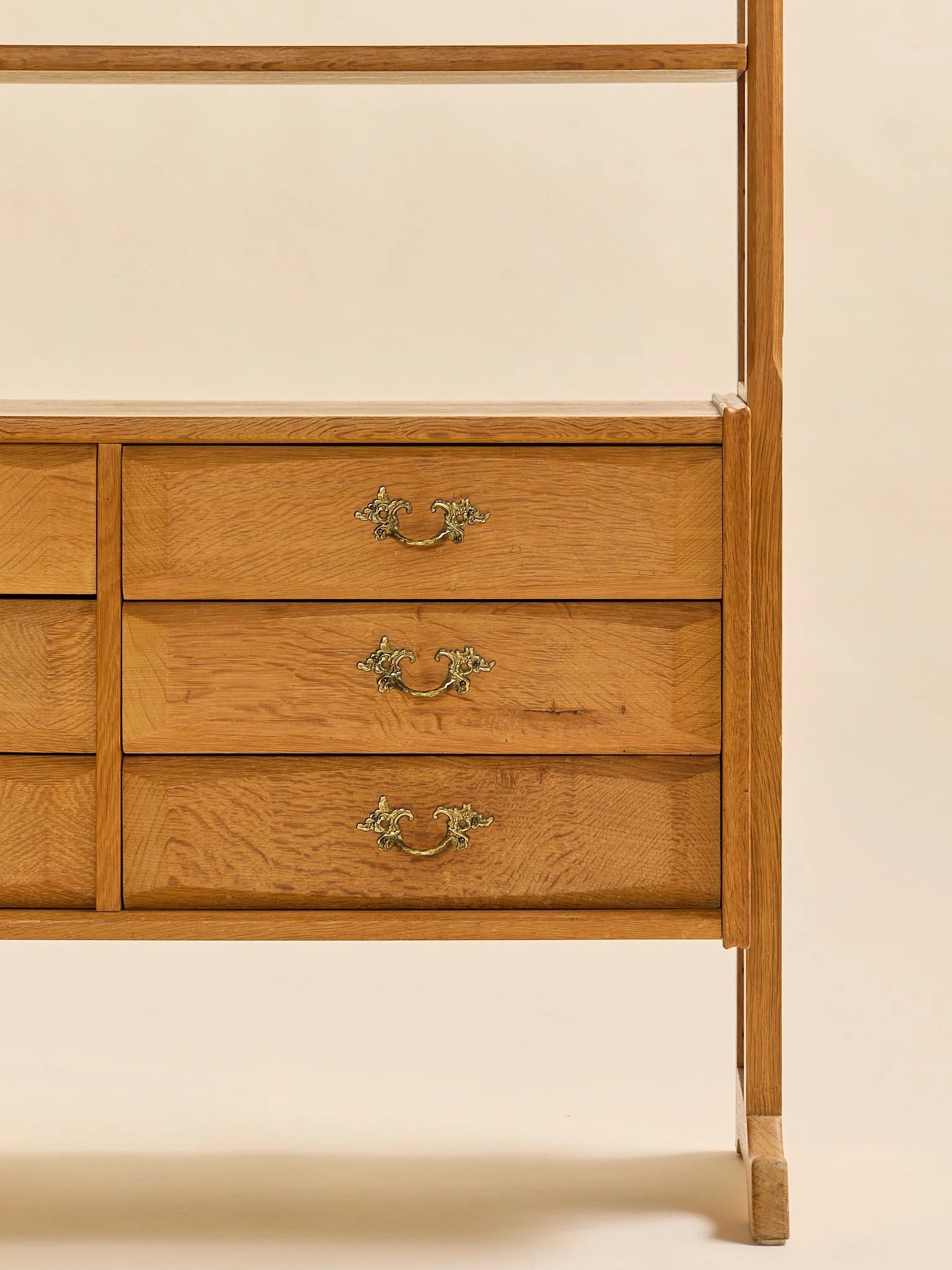 The Vintage Kjaernulf Style Danish Oak BookcaseCabinets and ShelvingMiscellanea, etc.