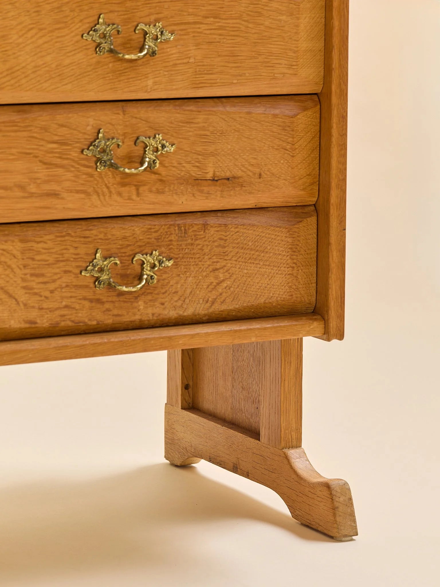 The Vintage Kjaernulf Style Danish Oak BookcaseCabinets and ShelvingMiscellanea, etc.
