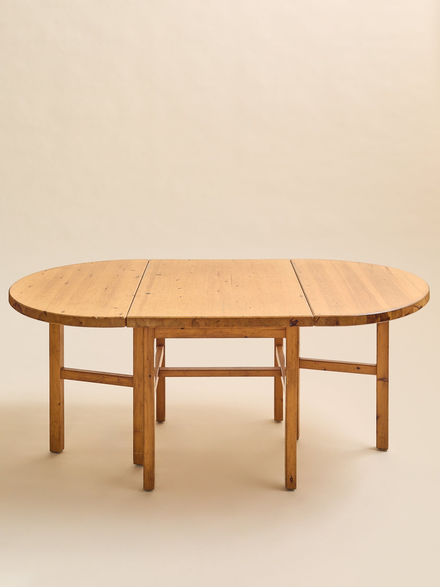 The Vintage Scandinavian Pine Drop-Leaf Dining Table, 1970SDining TablesMiscellanea, etc.