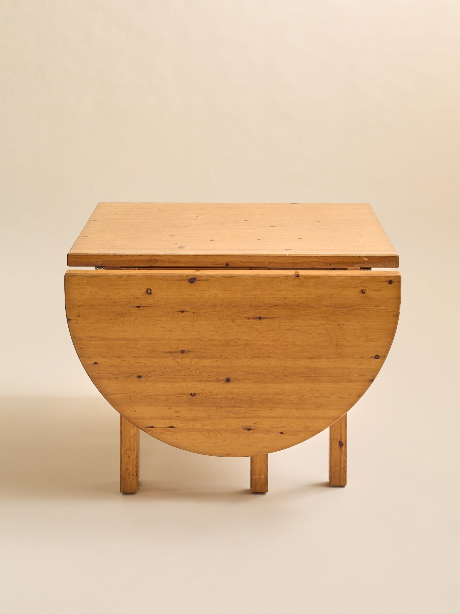 The Vintage Scandinavian Pine Drop-Leaf Dining Table, 1970SDining TablesMiscellanea, etc.