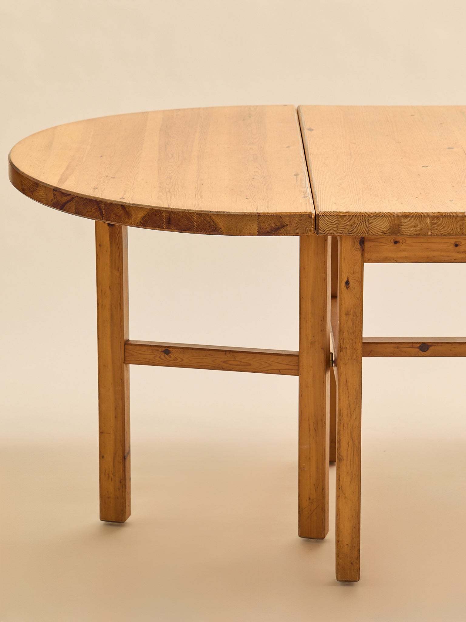 The Vintage Scandinavian Pine Drop-Leaf Dining Table, 1970SDining TablesMiscellanea, etc.