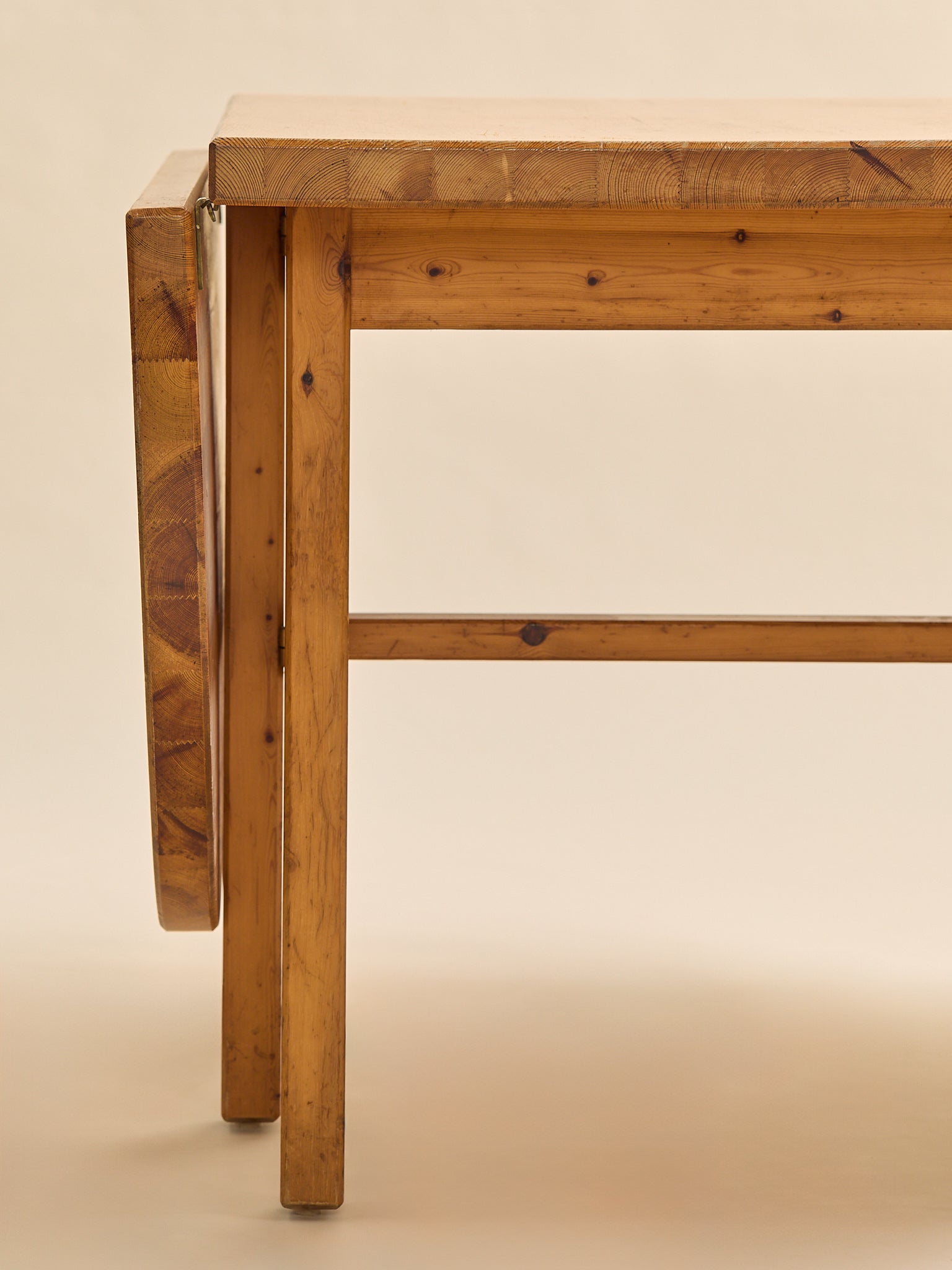 The Vintage Scandinavian Pine Drop-Leaf Dining Table, 1970SDining TablesMiscellanea, etc.