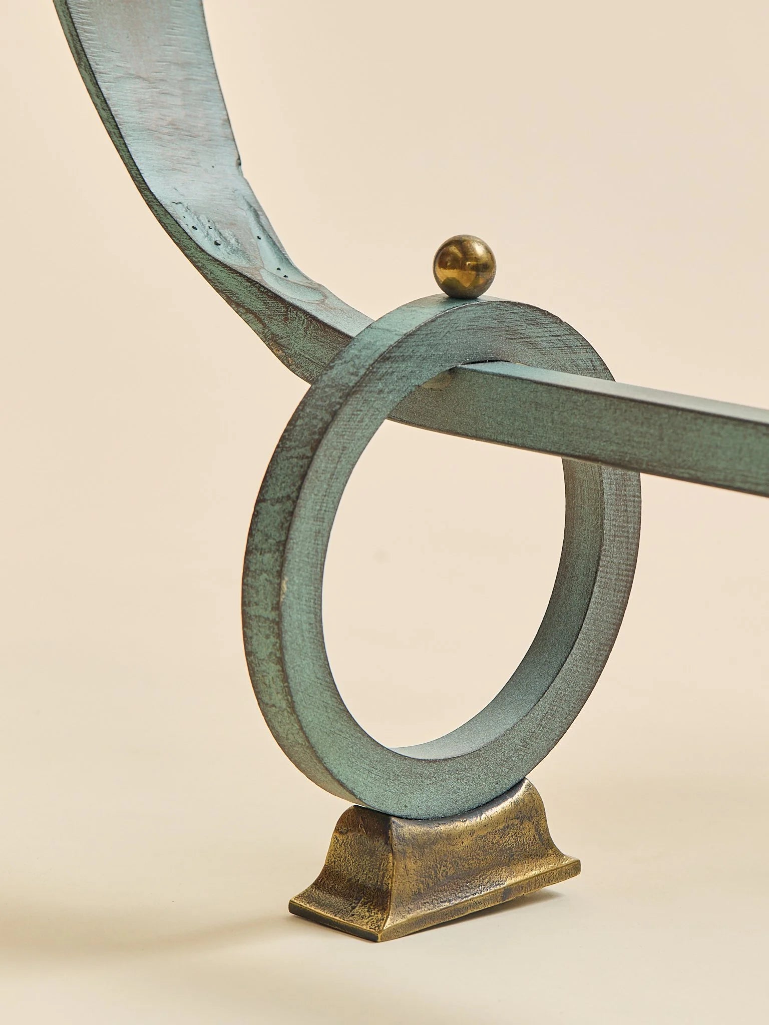 The German Wrought Iron and Glass Coffee Table, 1970sCoffee TablesMiscellanea, etc.
